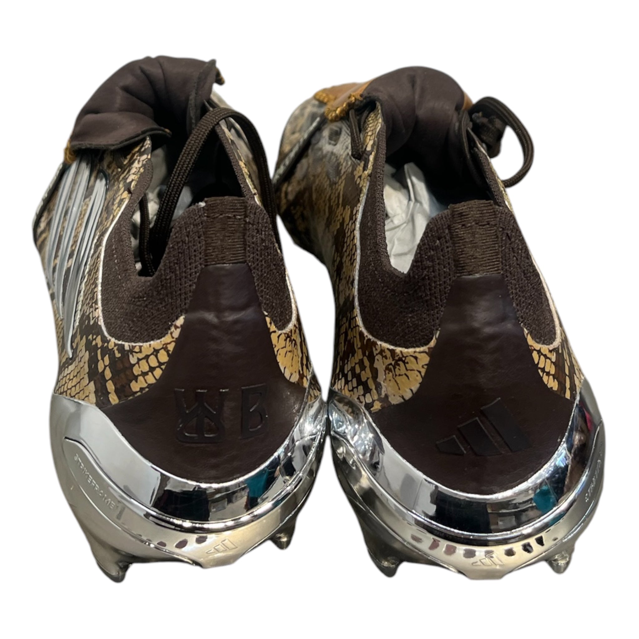 WALES BONNER/Low-Sneakers/US 9.5/Animal Pattern/Leather/BRW/PREDATOR view 3