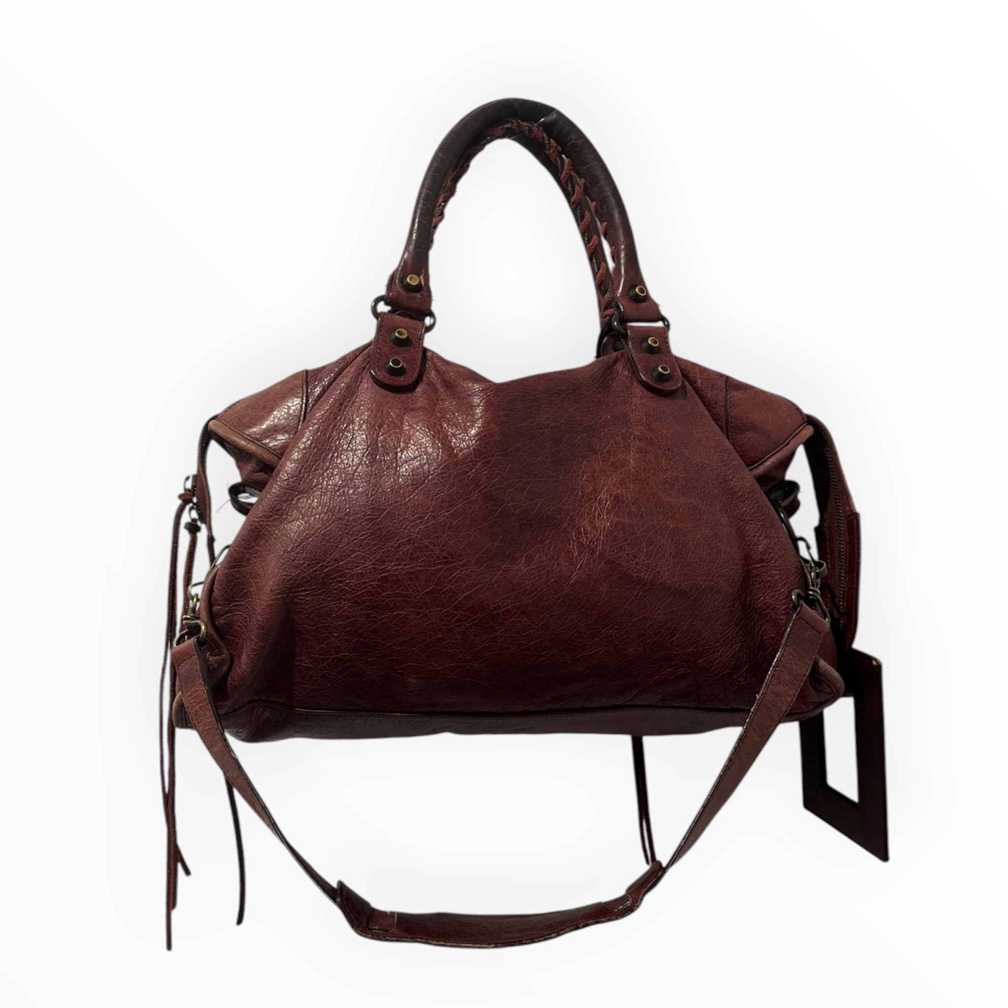 BALENCIAGA/Bag/Leather/BRD/city bag brass hardware 115748 view 2