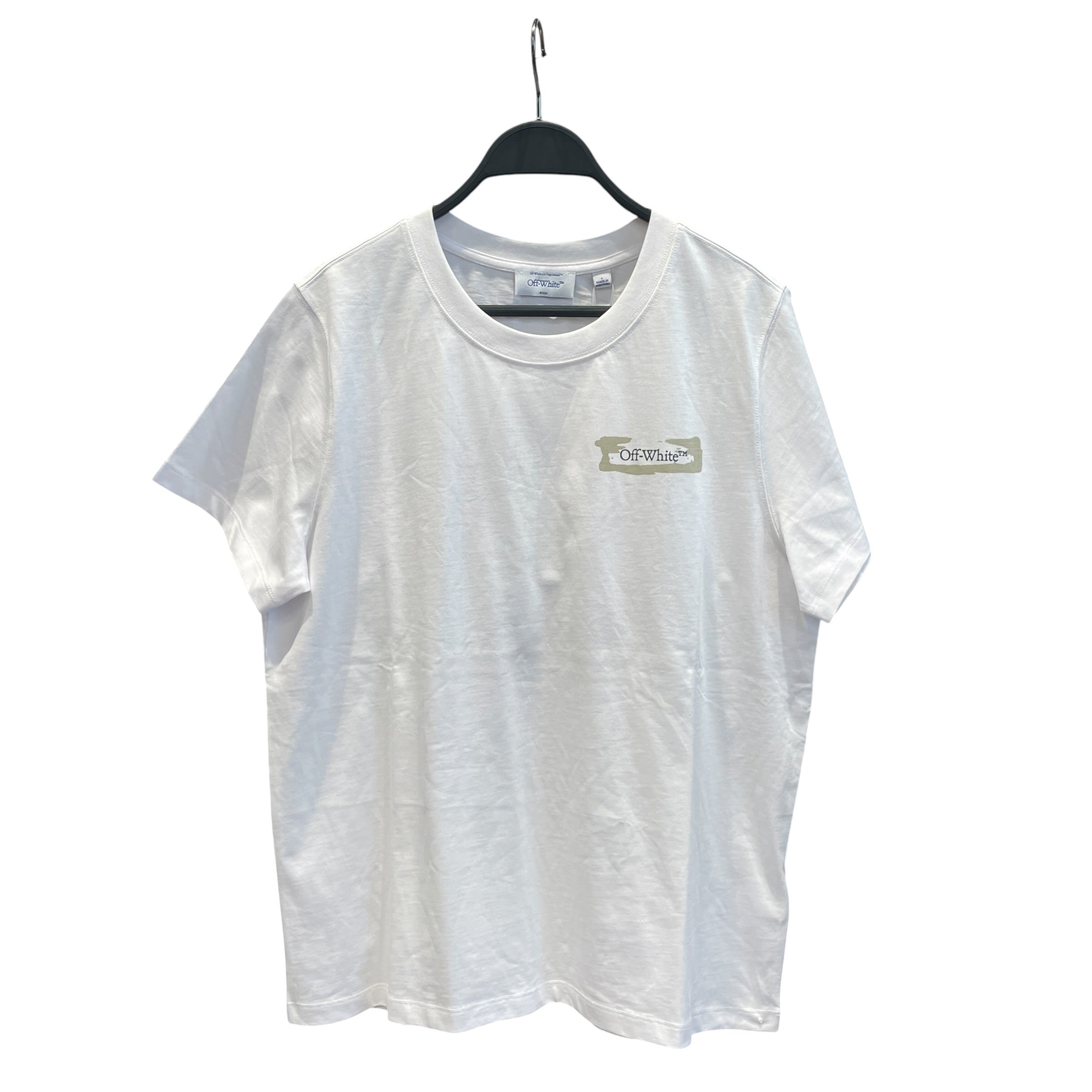 OFF-WHITE/T-Shirt/L/Cotton/WHT/OFF WHITE SPRAY ARROW view 1