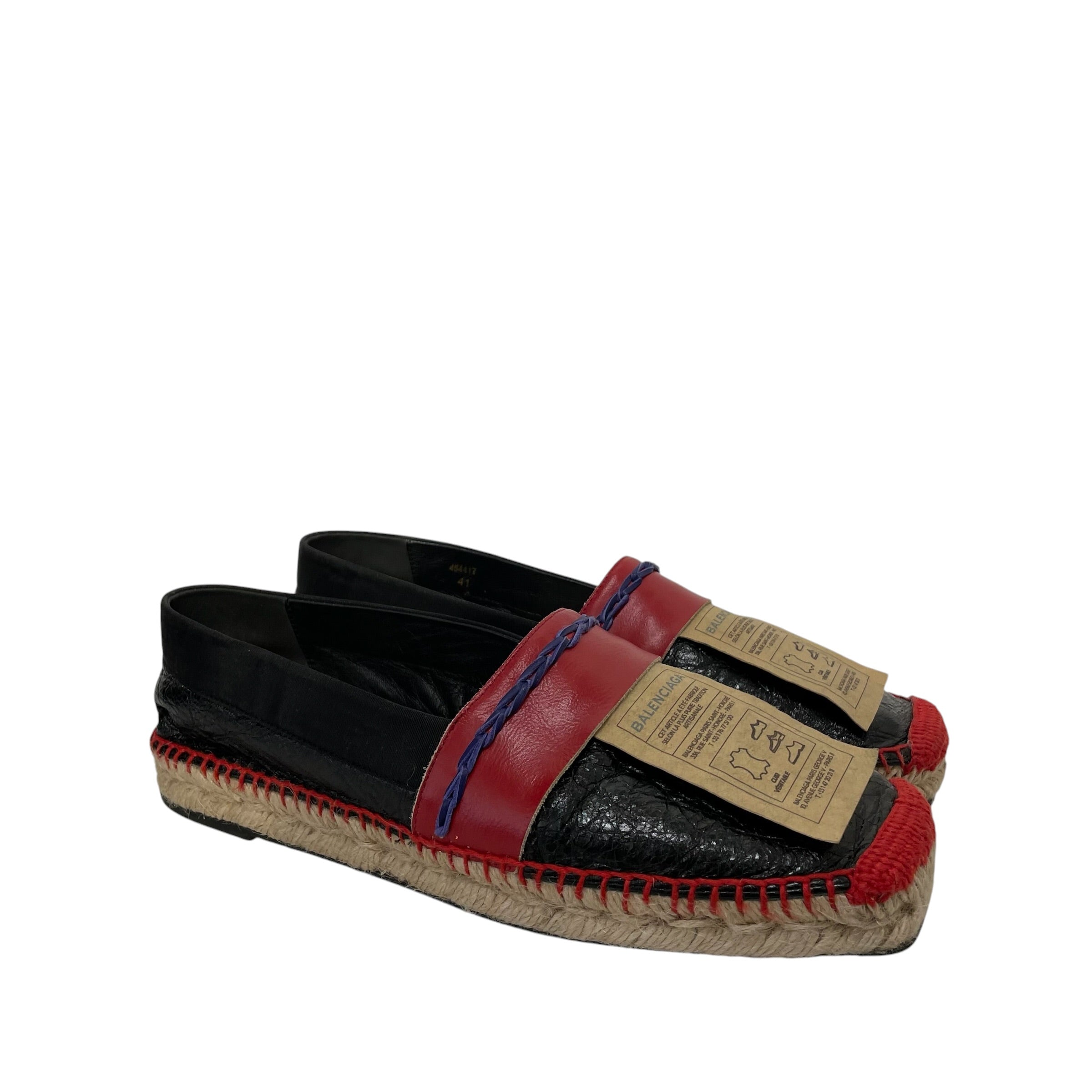 BALENCIAGA/Espadrilles/EU 41/Leather/BLK/ view 5