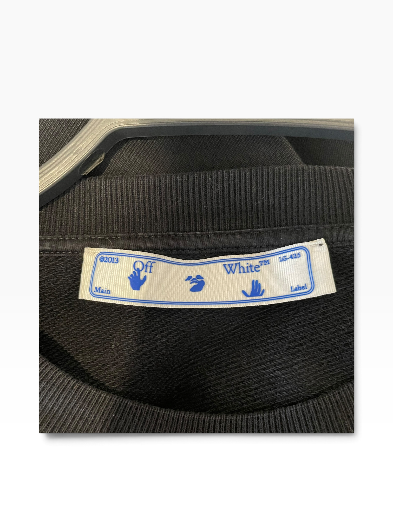 OFF-WHITE/Sweatshirt/M/Cotton/BLK/ view 2