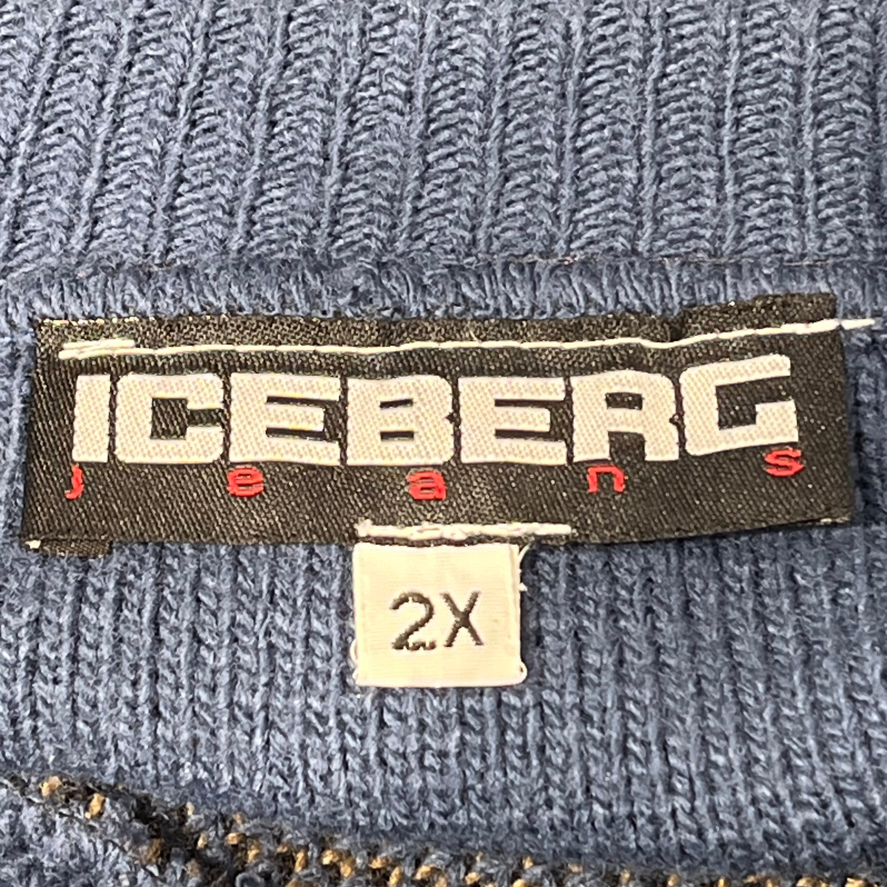 ICEBERG/Heavy Sweater/XXL/Wool/BLU/ARRIBA ARRIBA MOUSE view 3