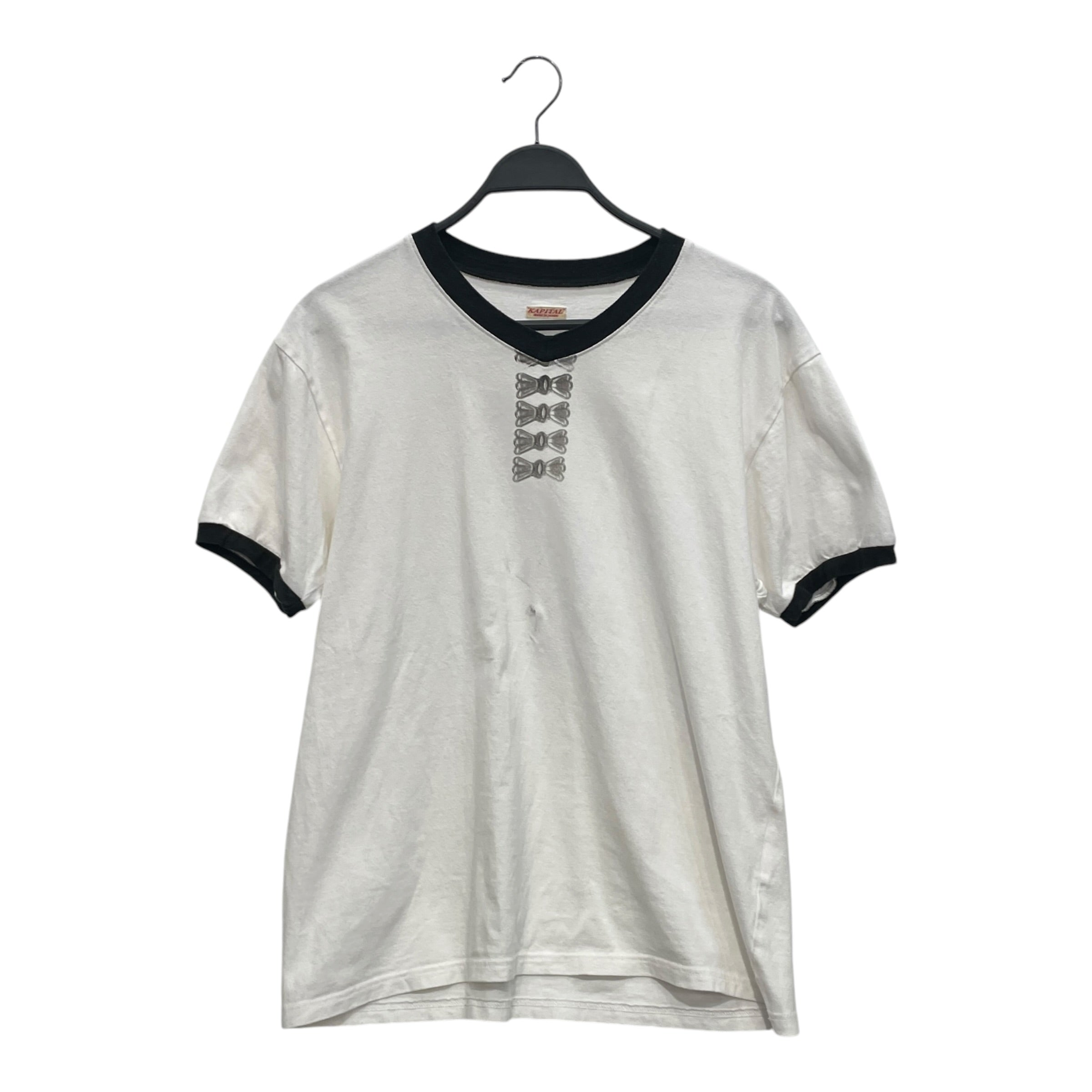 KAPITAL/T-Shirt/4/Cotton/WHT/Graphic/BOWTIE GRAPHIC view 1