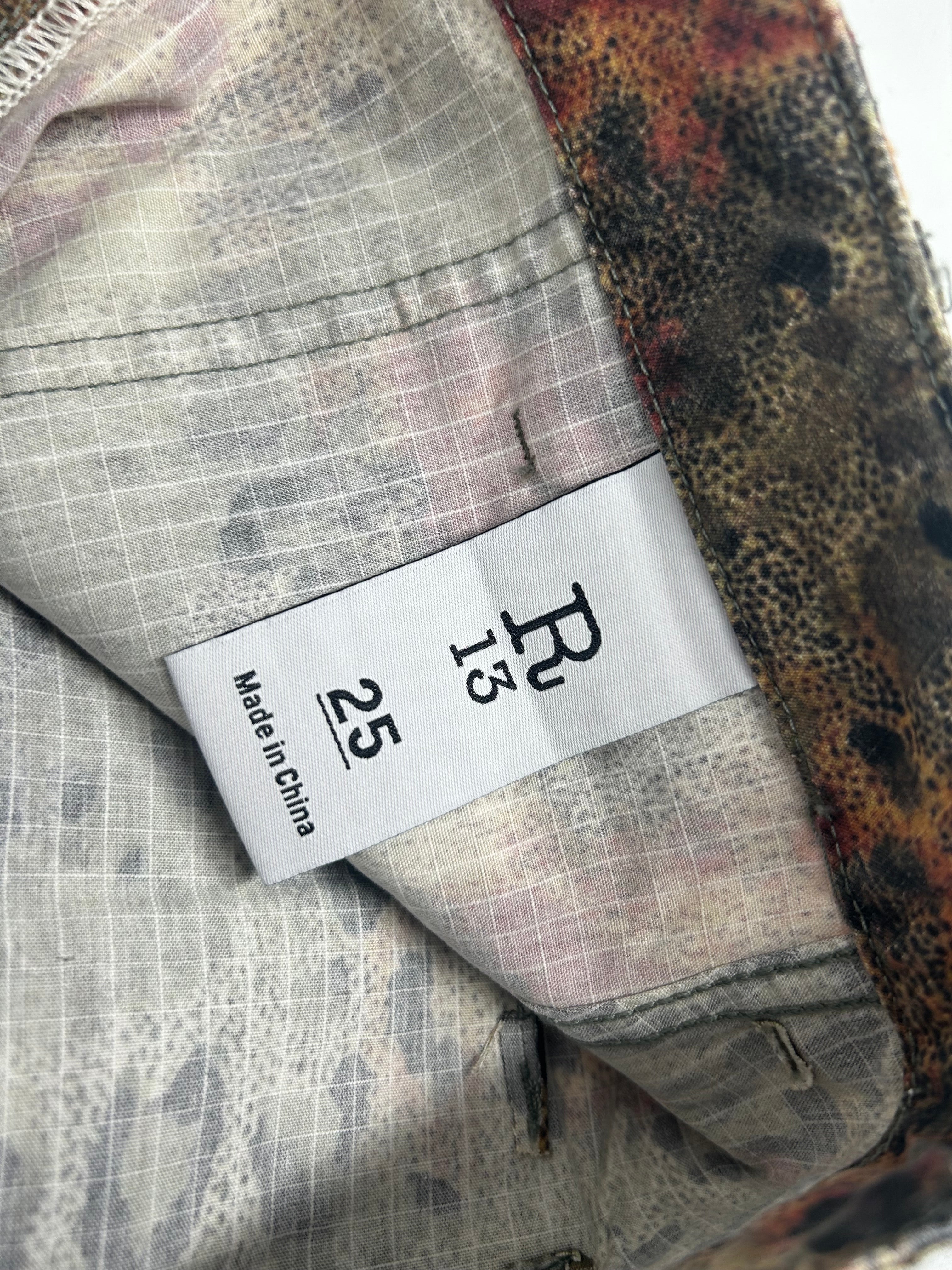 R13/Bottoms/25/All Over Print/Cotton/MLT/r13 surplus view 3