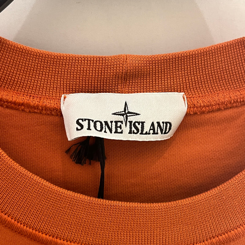 STONE ISLAND/Sweater/M/Cotton/ORN/crewneck sweater