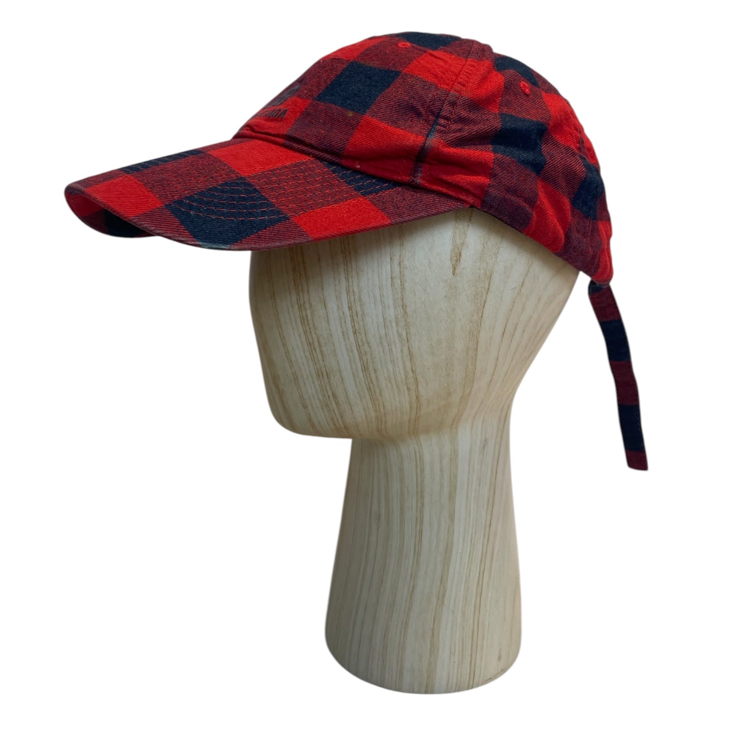 BALENCIAGA/Cap/Plaid/Cotton/RED/M's/BLU AND RED PLAID view 2