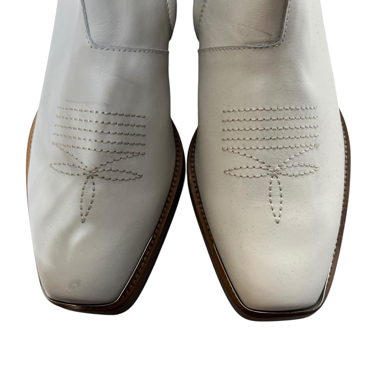 Second/Layer/Cowboy Boots/EU 42/Leather/WHT/WESTERN ANKLE BOOT view 5