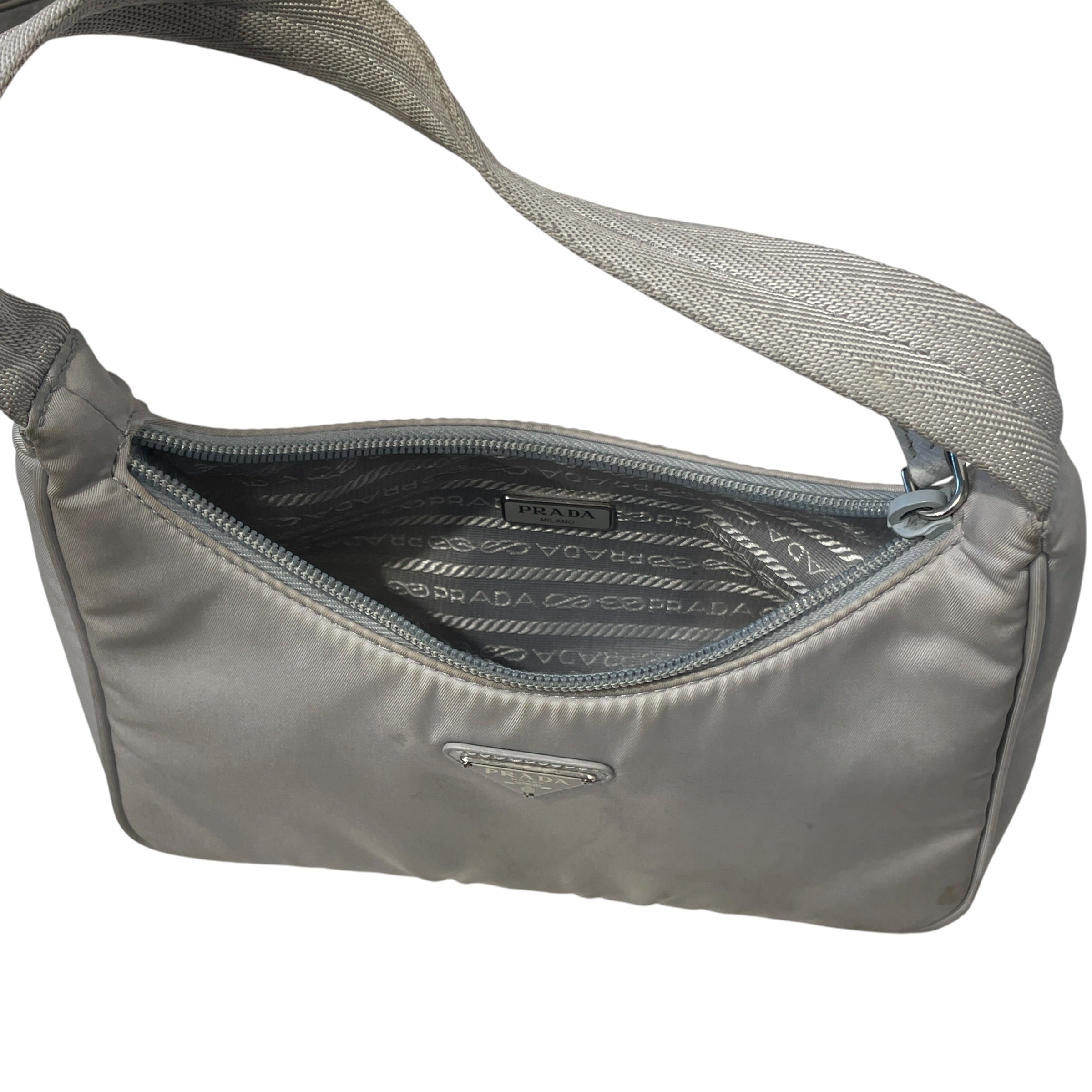 PRADA/Bag/Nylon/GRY/TESSUTO NYLON REISSUE2000 ASIS view 7