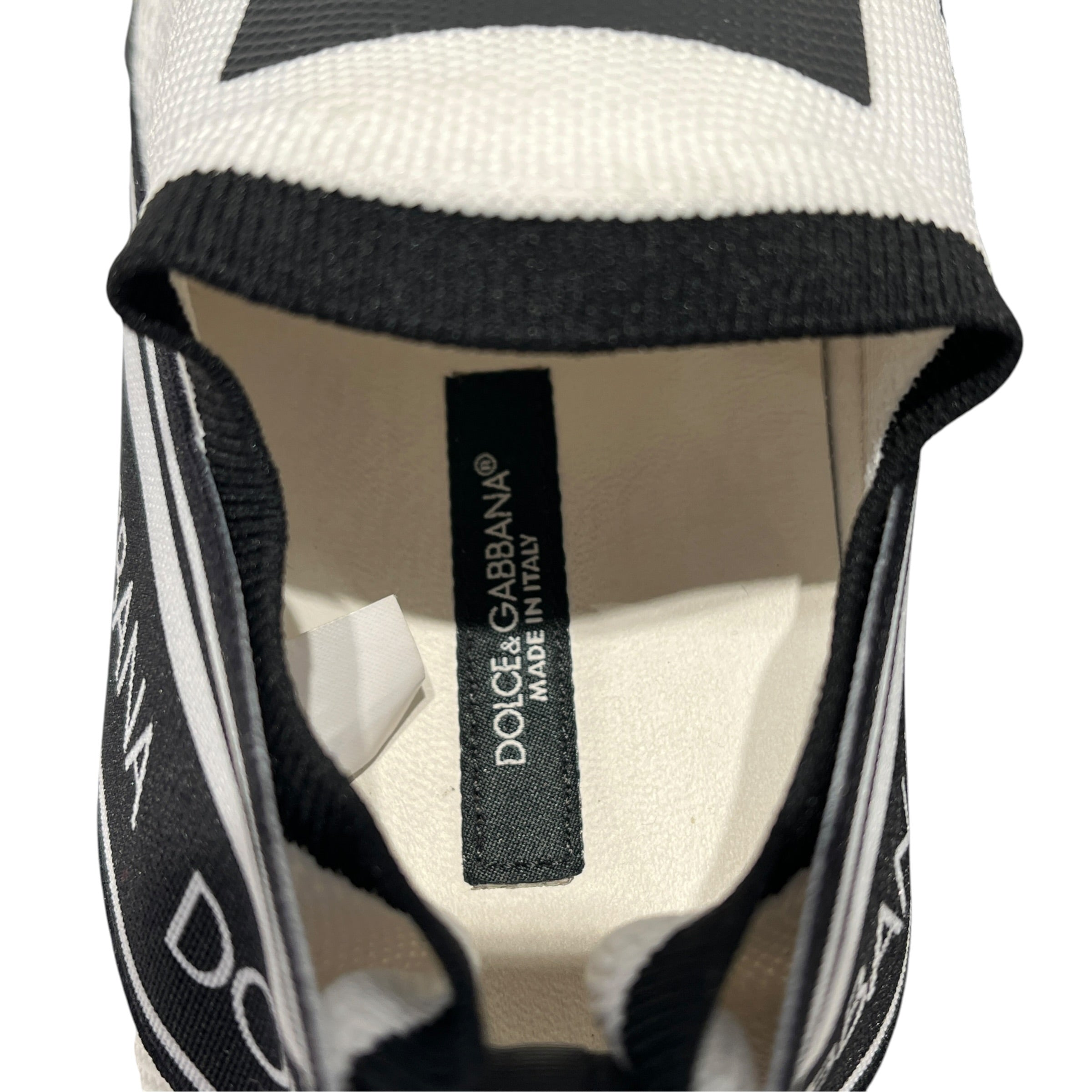 DOLCE&GABBANA/Low-Sneakers/US 6.5/Cotton/WHT/SORENTO SLIP IN view 4