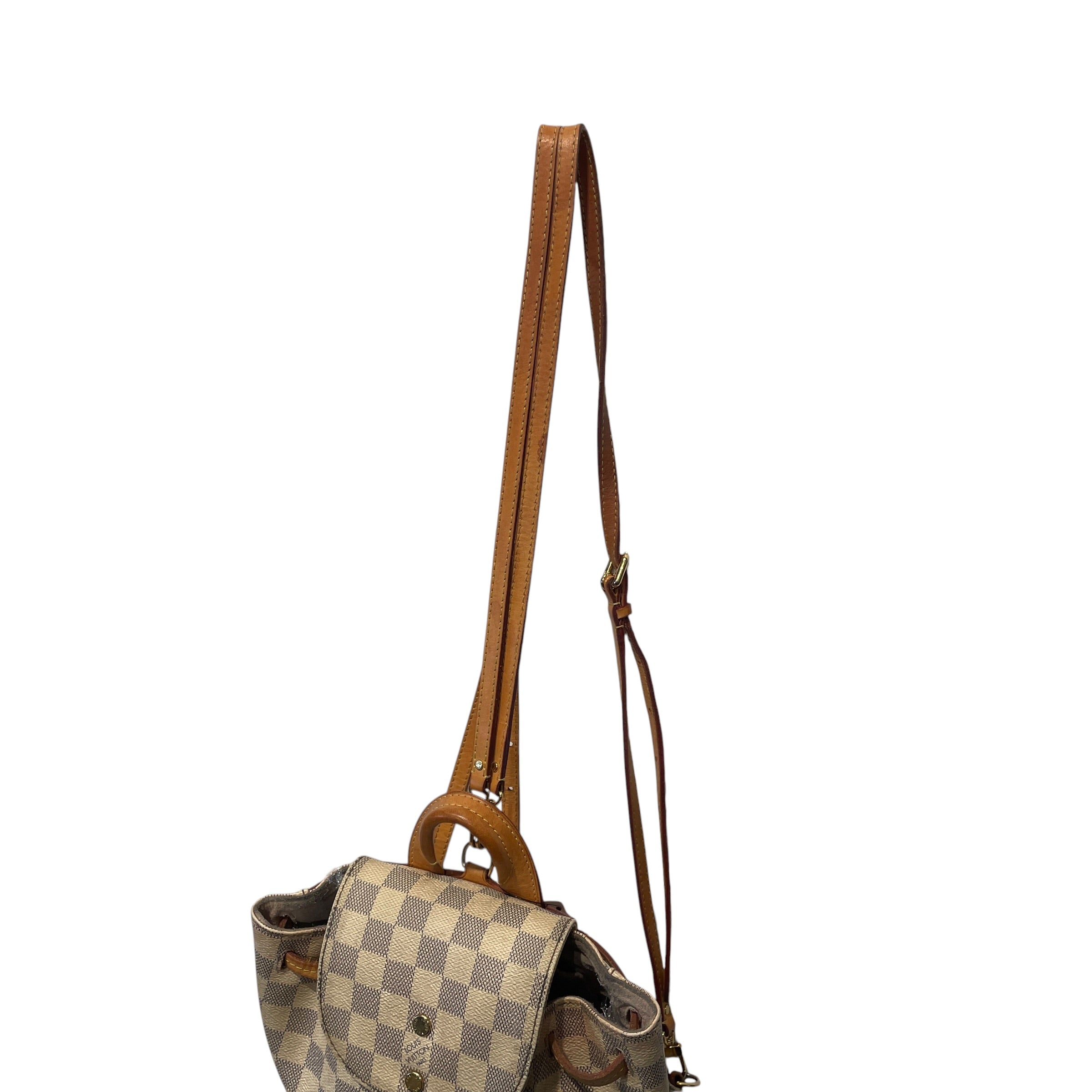 LOUIS VUITTON/Backpack/Hombre Check/CRM/DAMIER AZUR SPERONE BB view 5