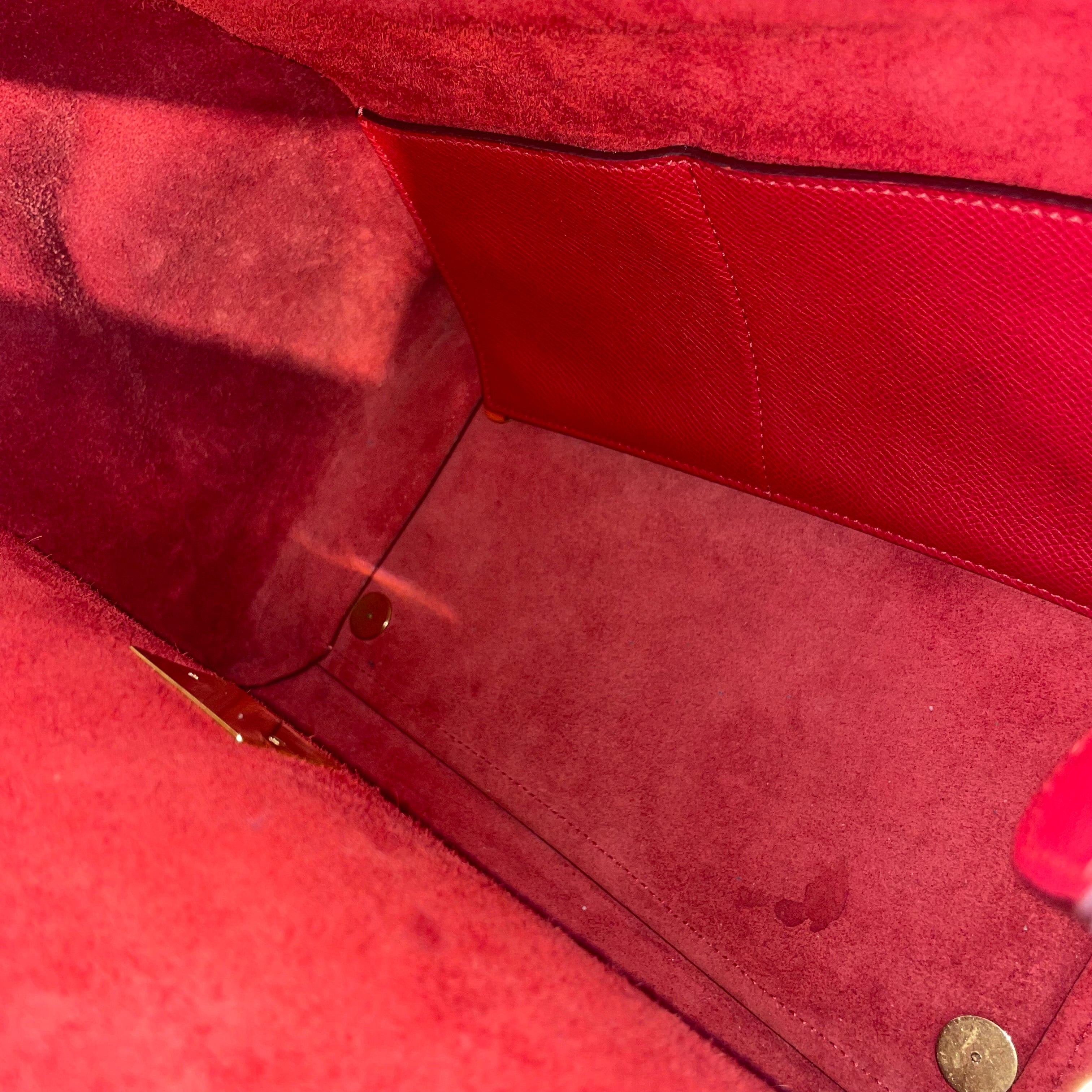 CELINE/Cross Body Bag/Leather/RED/CELINE Calfskin Bag view 5