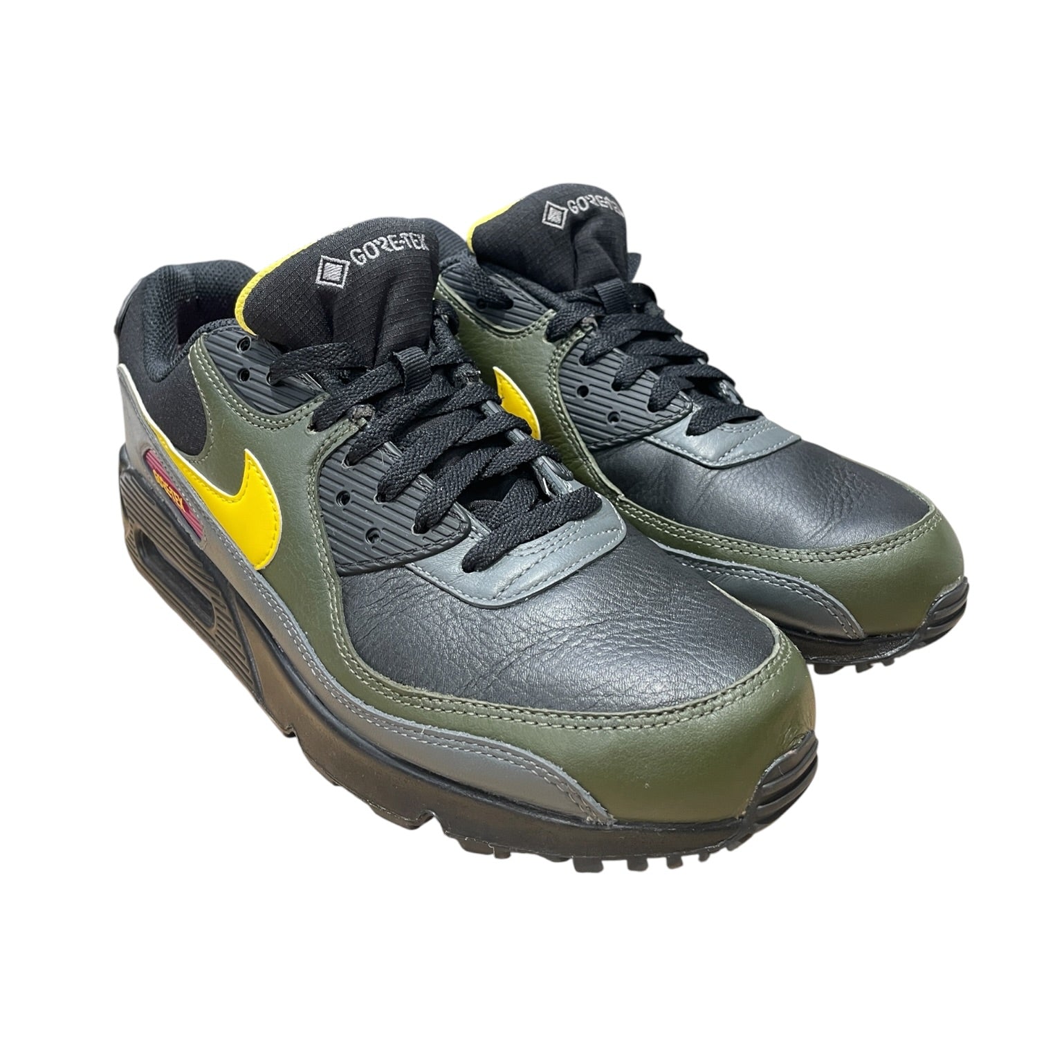 NIKE/AIR MAX 90 GTX/Low-Sneakers/US 9/Leather/BLK/DJ9779-001 view 1