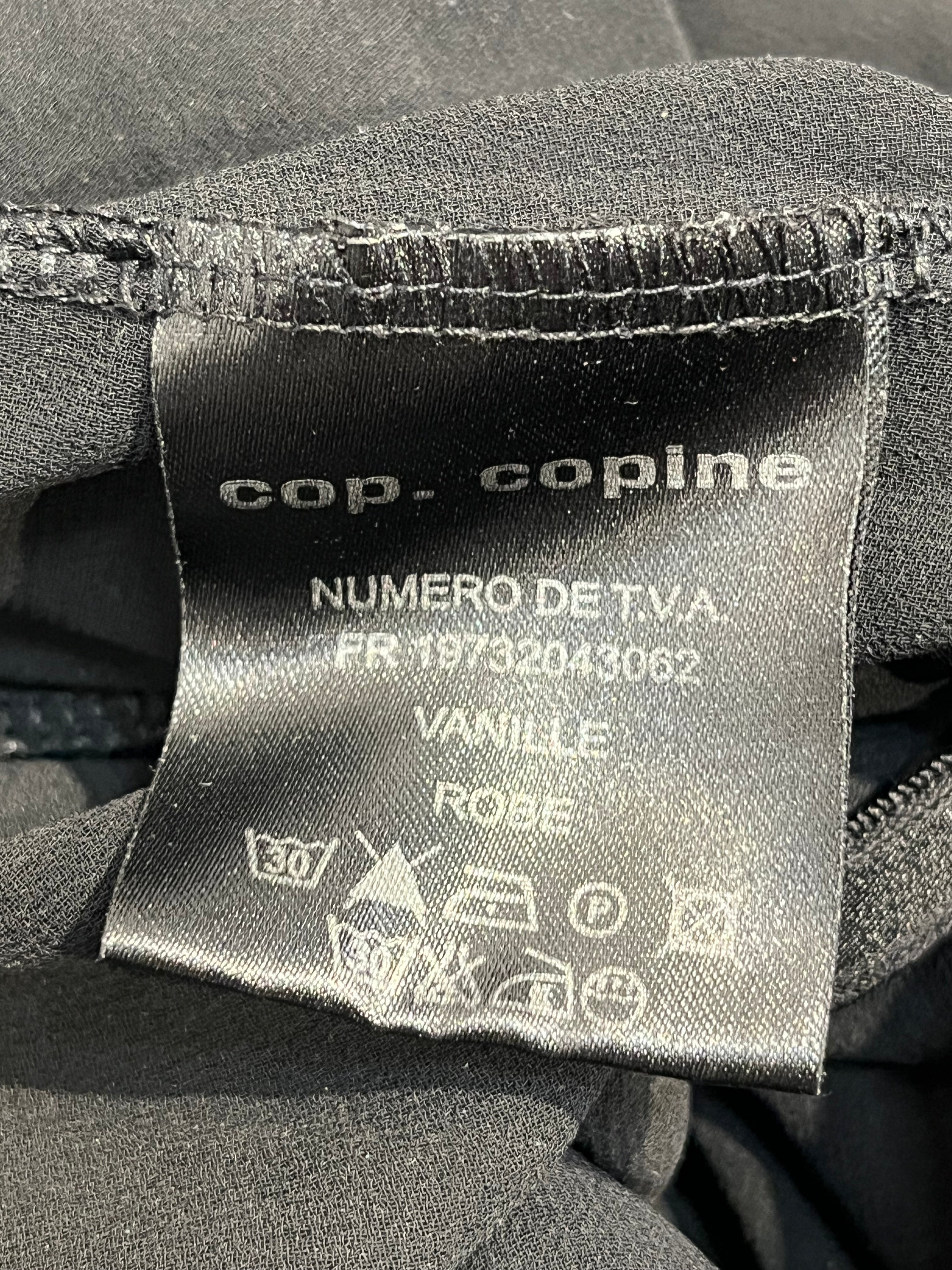 cop.copine/Vintage/SS Dress/Polyester/BLK/BLACK SHEER DRESS view 4