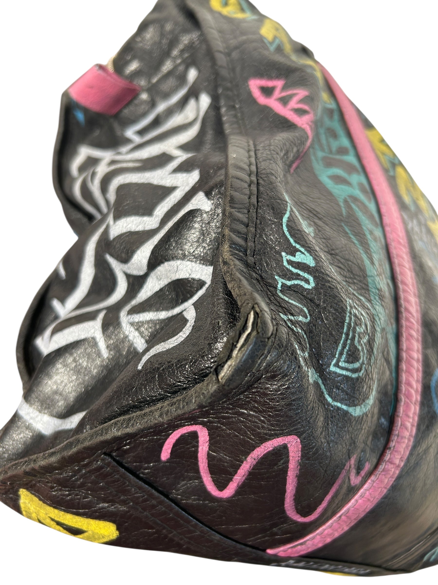 BALENCIAGA/Tote Bag/OS/BLK/Graffiti Bazar Tote view 8
