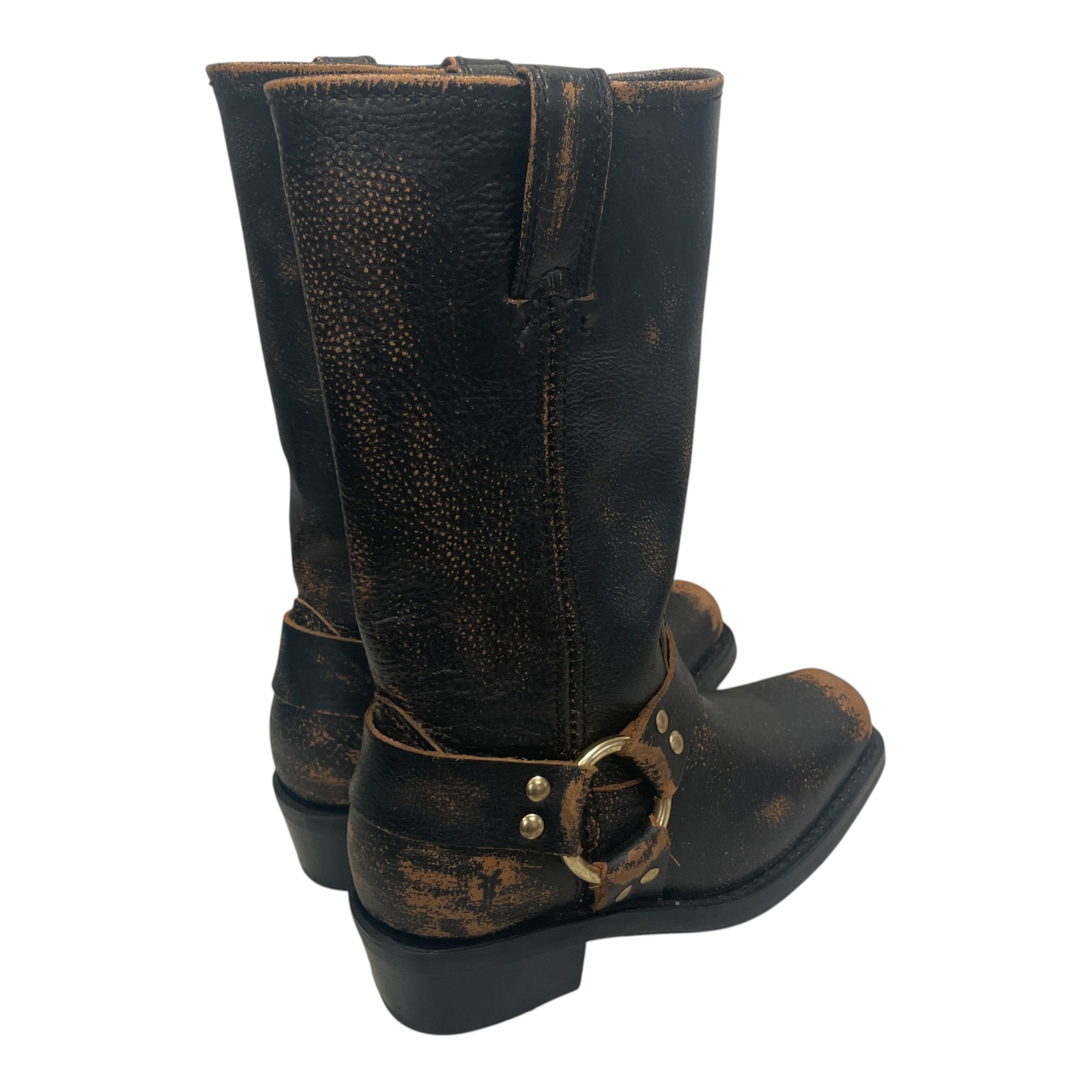 FRYE/Western Boots/US 5.5/Leather/BRW/PATINAED LEATHER view 2