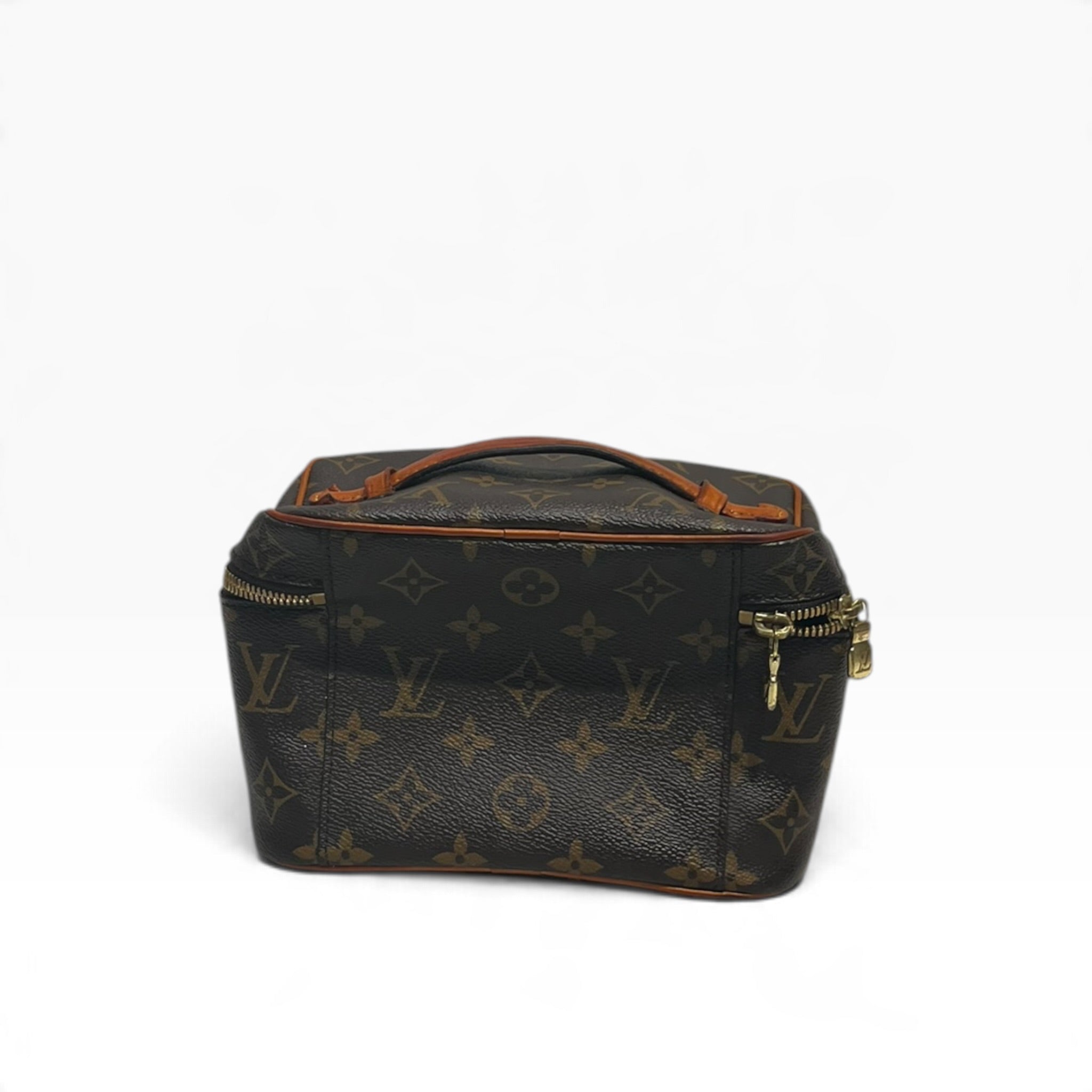 LOUIS VUITTON/Hand Bag/Monogram/Leather/BRW/Nice Nano BB view 2