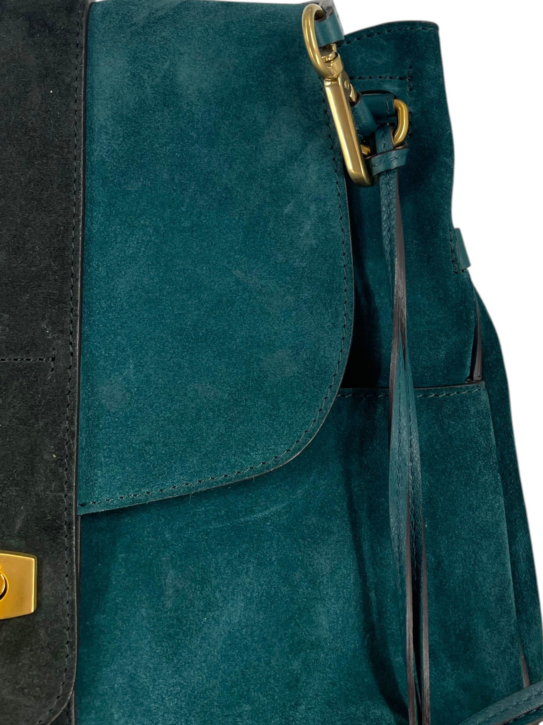 Chloe/Bag/Suede/GRN/LEXA SUEDE SHOULDER view 8