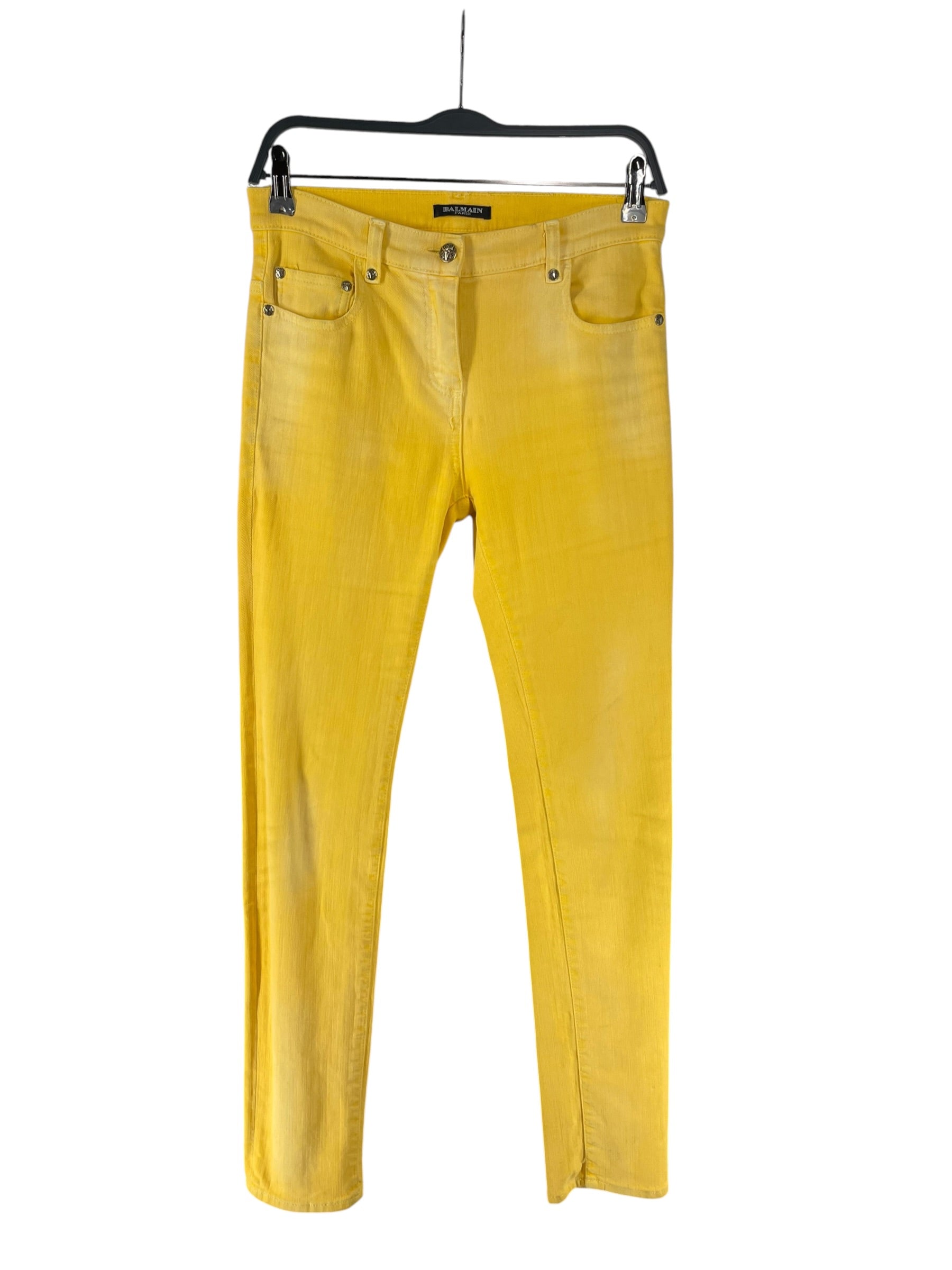 BALMAIN/Skinny Pants/36/Denim/YEL/REF 5400 875B view 1