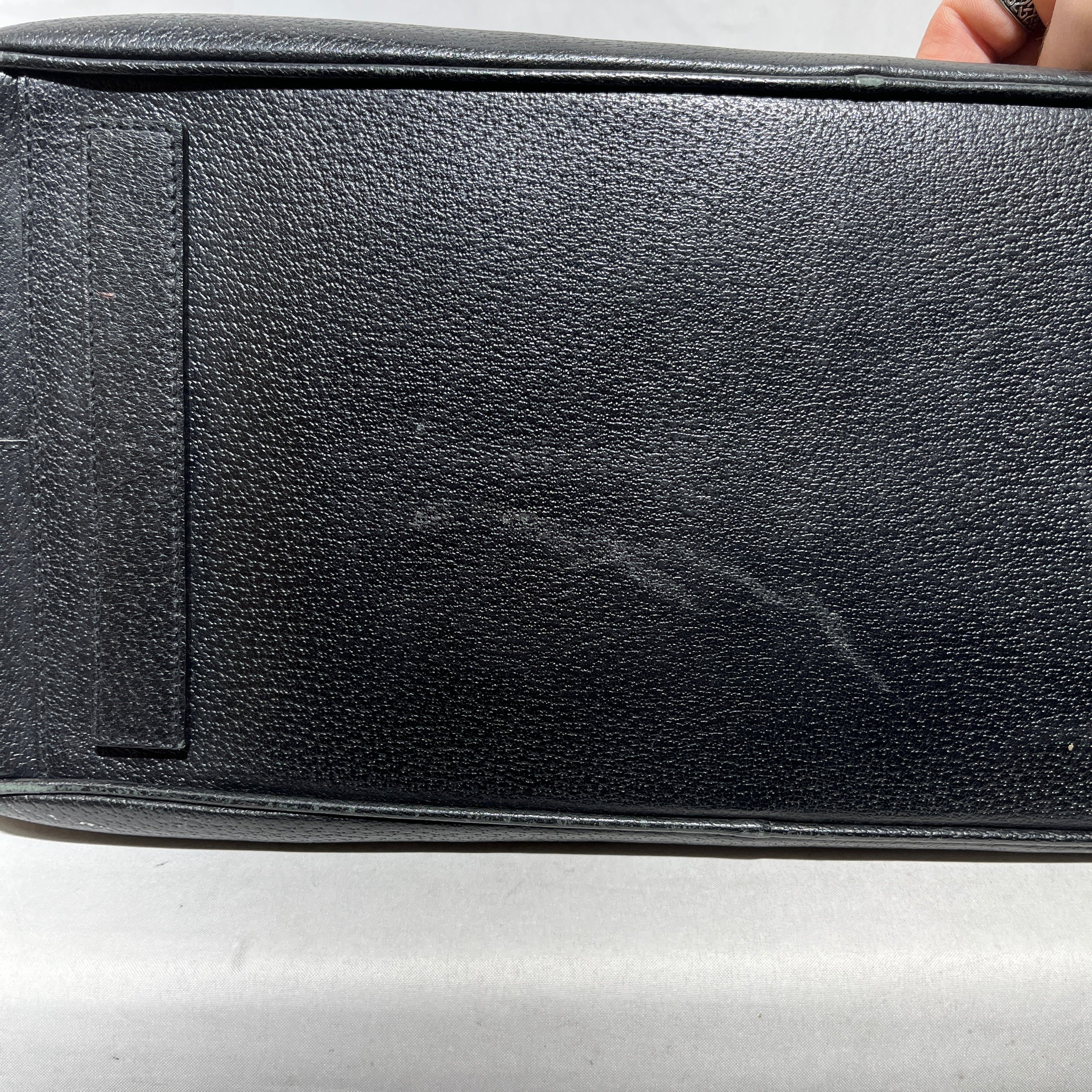 PRADA/Luggage/Leather/BLK/WEEKEND BAG view 4