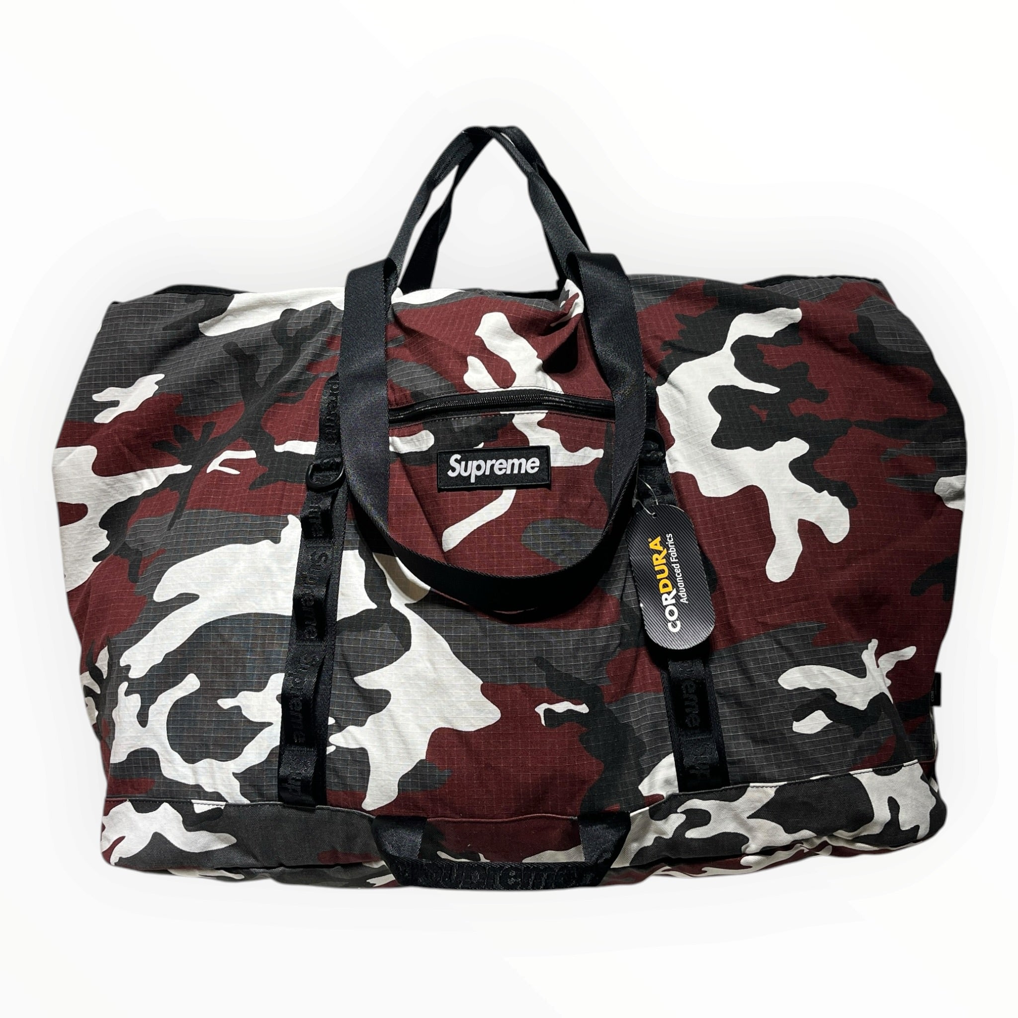 Supreme/Luggage/Camouflage/Cotton/RED/ view 1