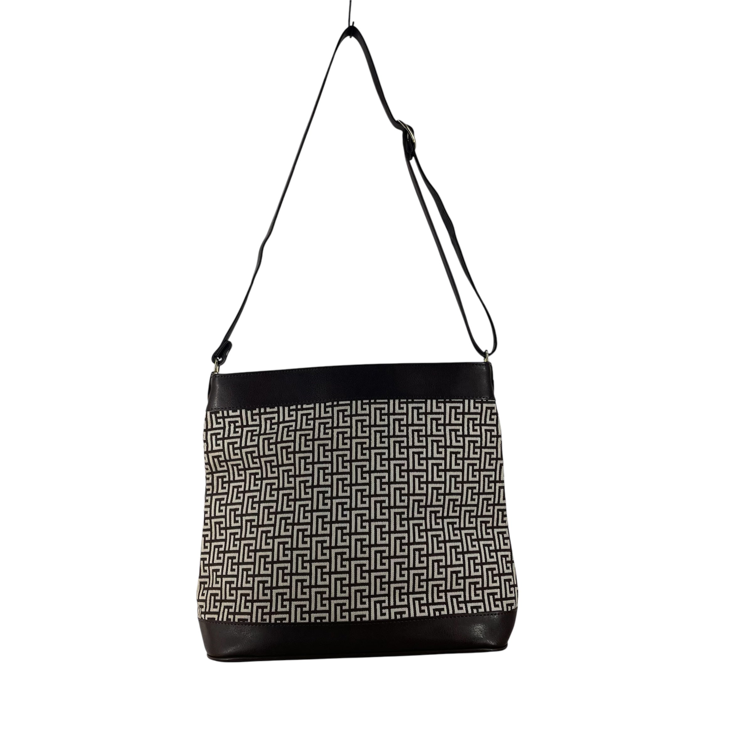 PIERRE BALMAIN/Tote Bag/Monogram/Cotton/BRW/CANVAS LEATHER TOTE view 2