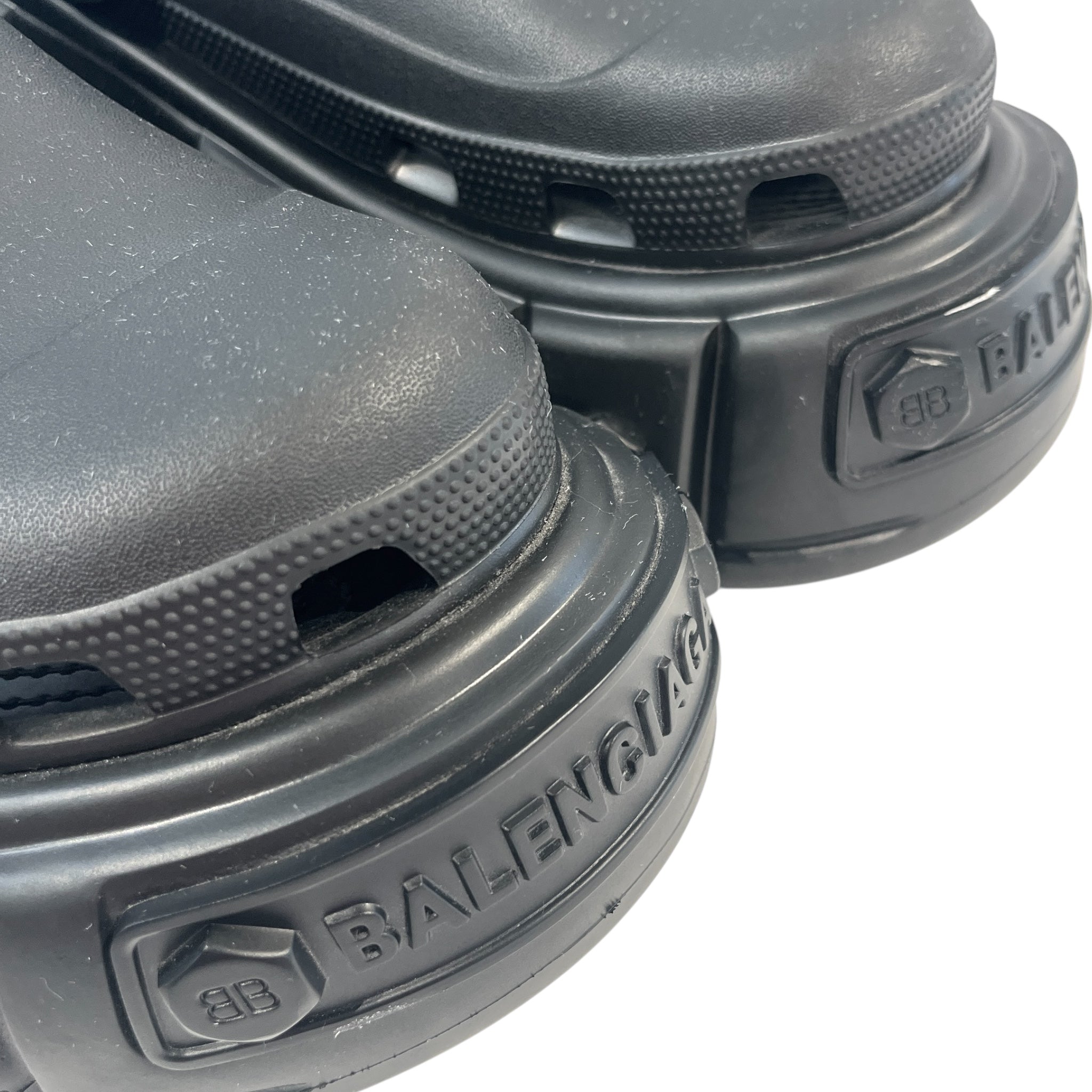 BALENCIAGA/Shoes/US 10/BLK/Platform Crocs view 5