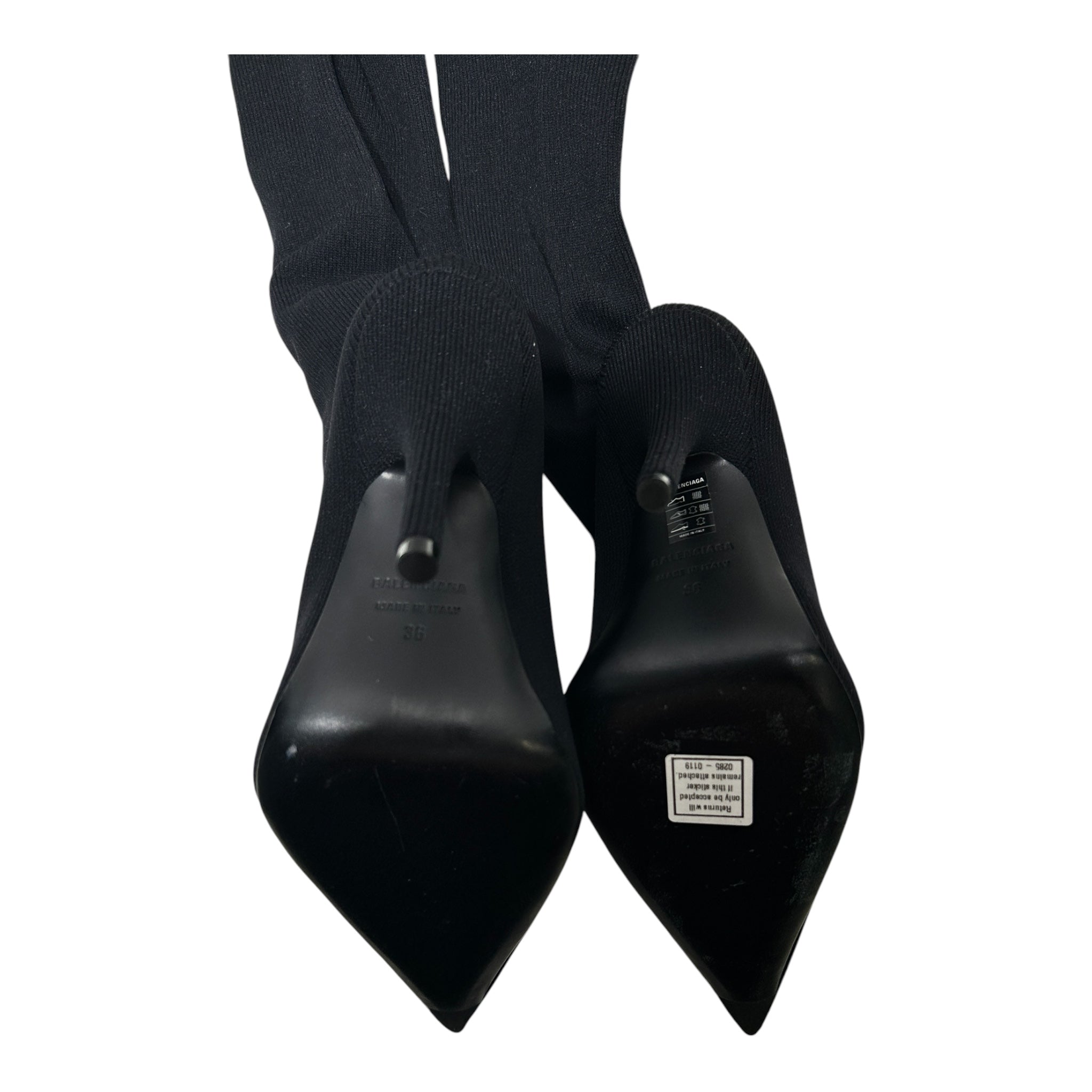 BALENCIAGA/Boots/EU 36/BLK/Balenciaga Knife Heels view 3