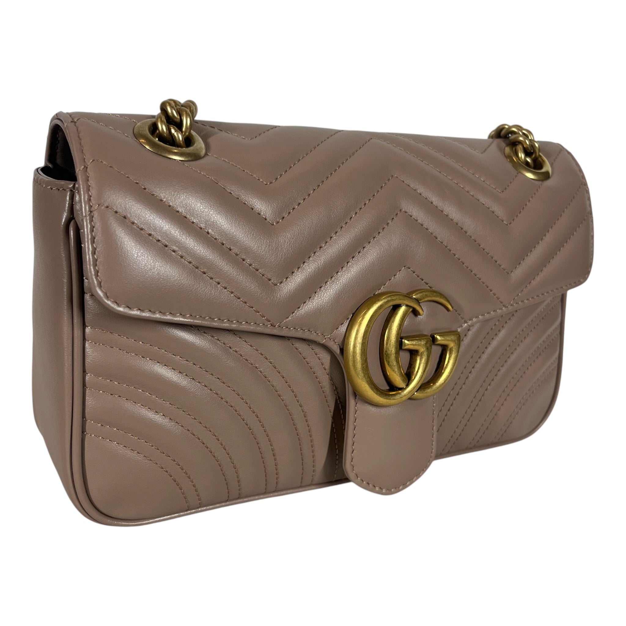 GUCCI/Bag/Leather/BEG/MARMONT BAG view 6
