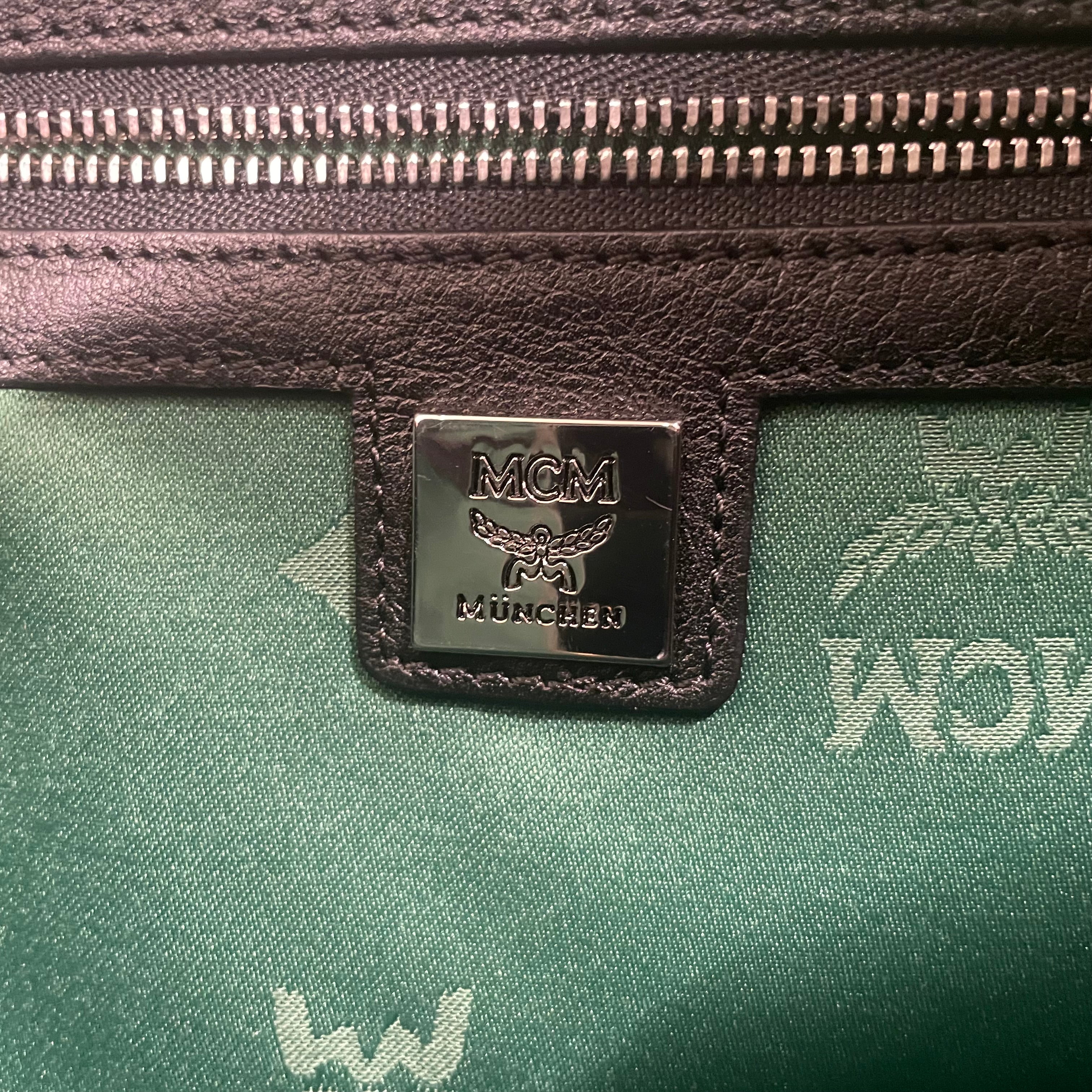 MCM/Backpack/Monogram/Leather/GRN/ view 6