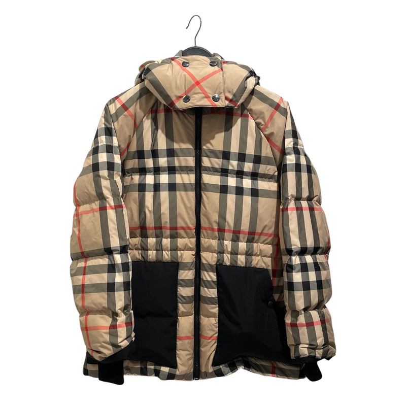 BURBERRY LONDON/Puffer Jkt/L/Gingham Check/Nylon/MLT/Check Puffer Jacket