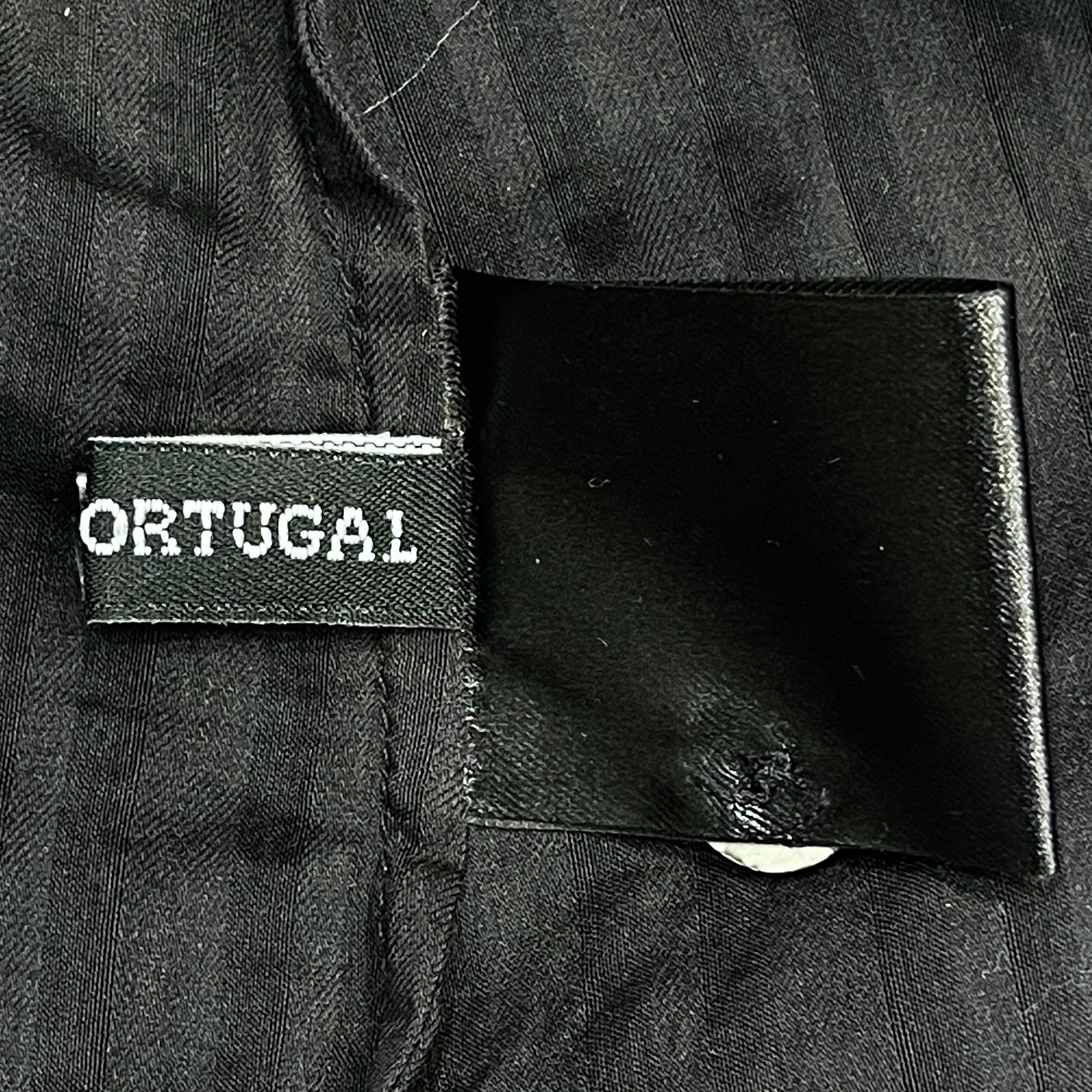 ANN DEMEULEMEESTER/Blouse/42/Nylon/BLK/Flarred Sleve Button Up view 6