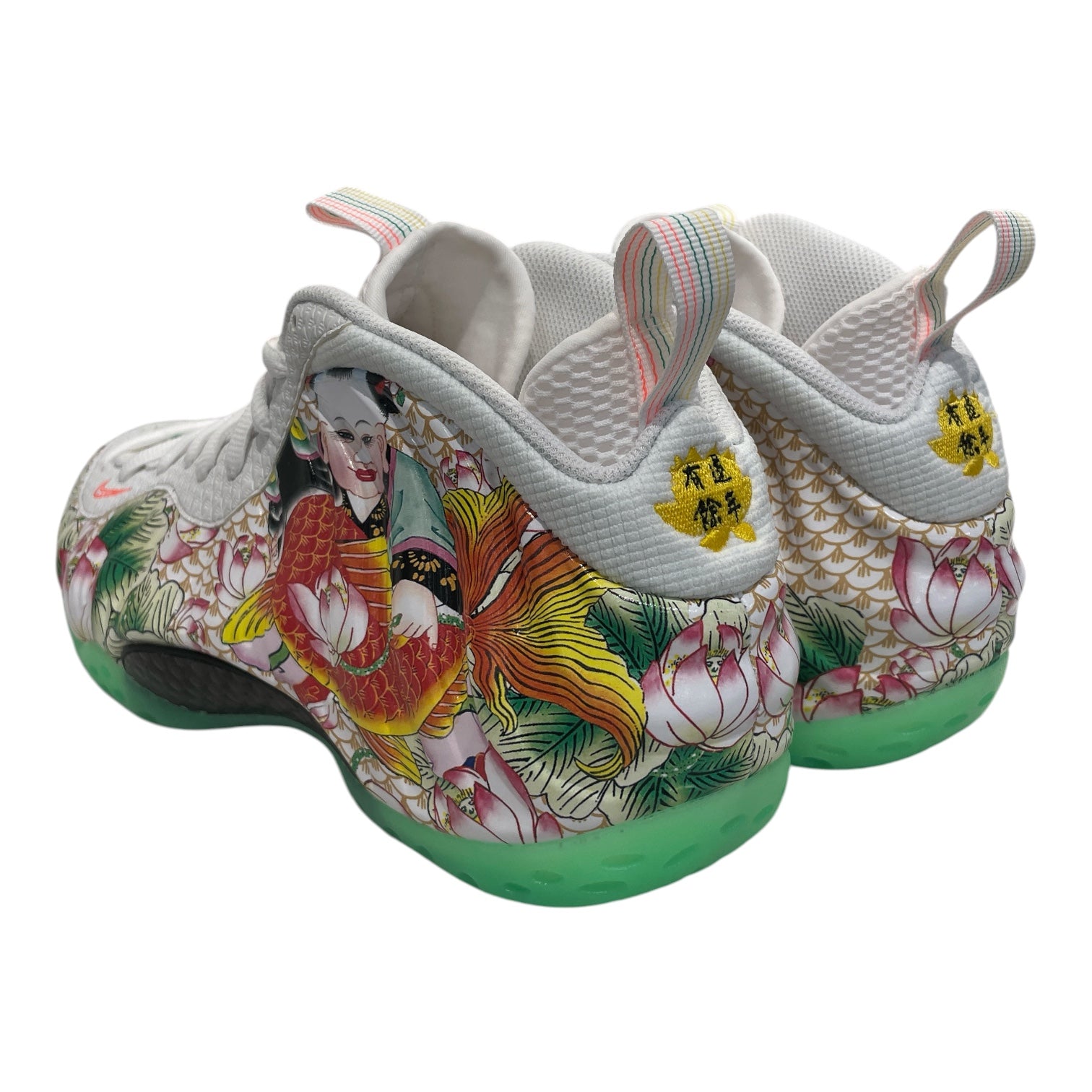 NIKE/Hi-Sneakers/US 11.5/All Over Print/Acrylic/WHT/FOAMPOSITE TIANJIN view 2