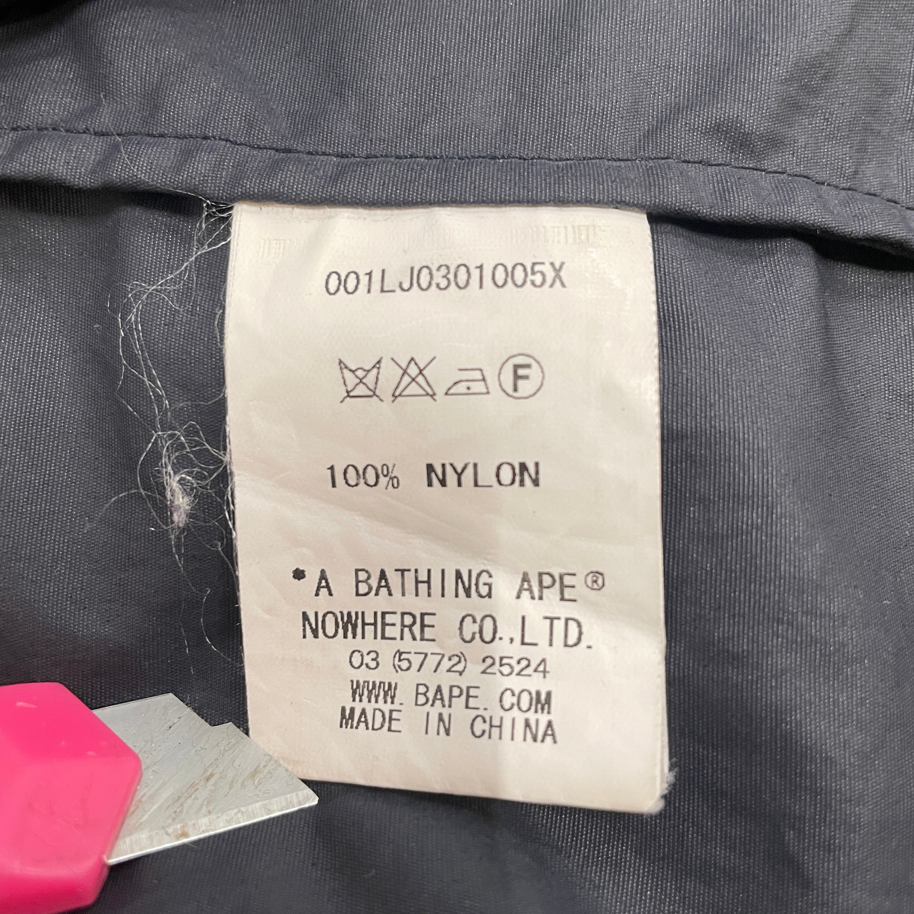 A BATHING APE/Windbreaker/XXL/Nylon/BLK/Full Tiger Zip view 4