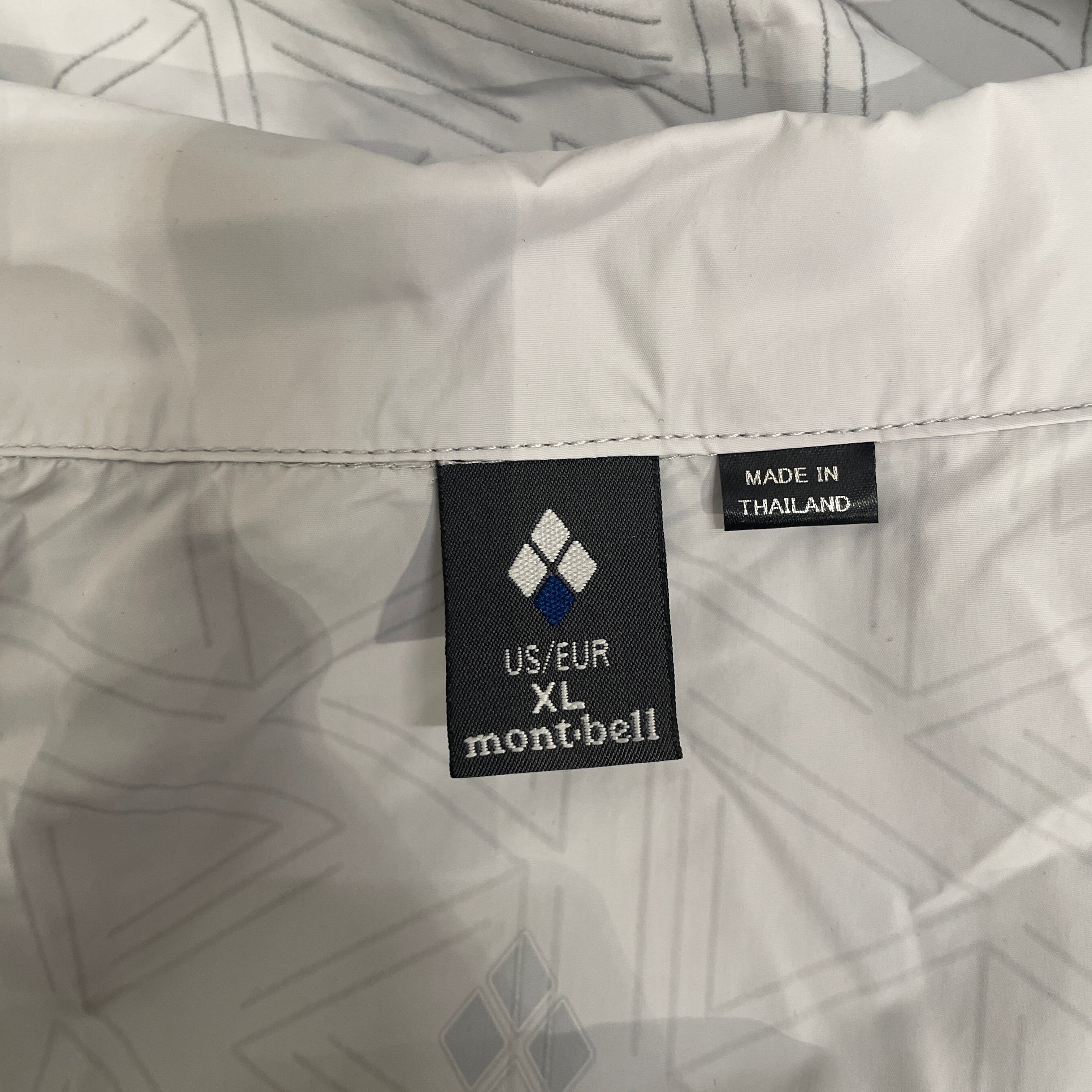 mont-bell/Windbreaker/XL/Polyester/GRY/All Over Print/REFLECTIVE ALL OVER view 3