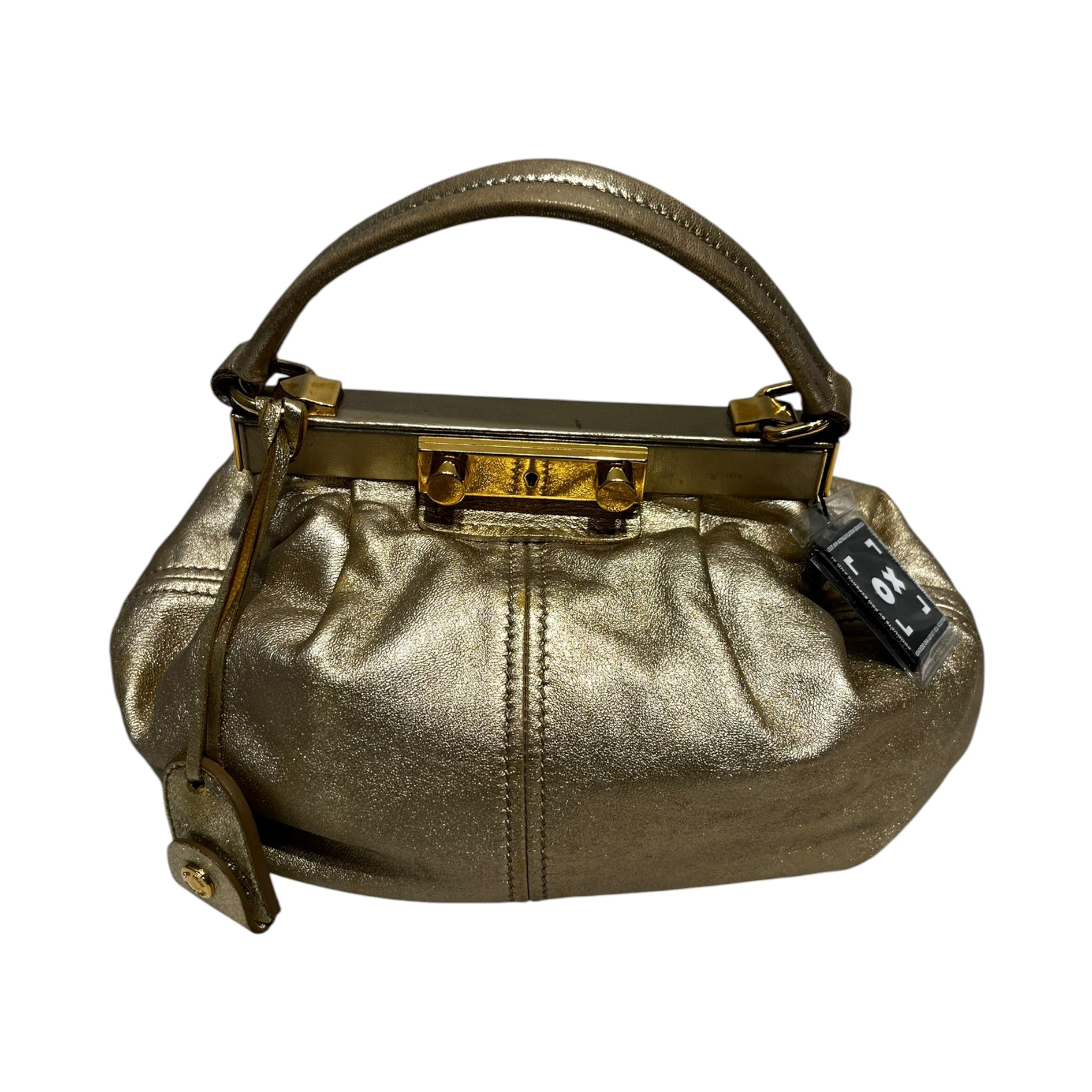 MIU MIU/Hand Bag/Leather/GLD/194 view 1
