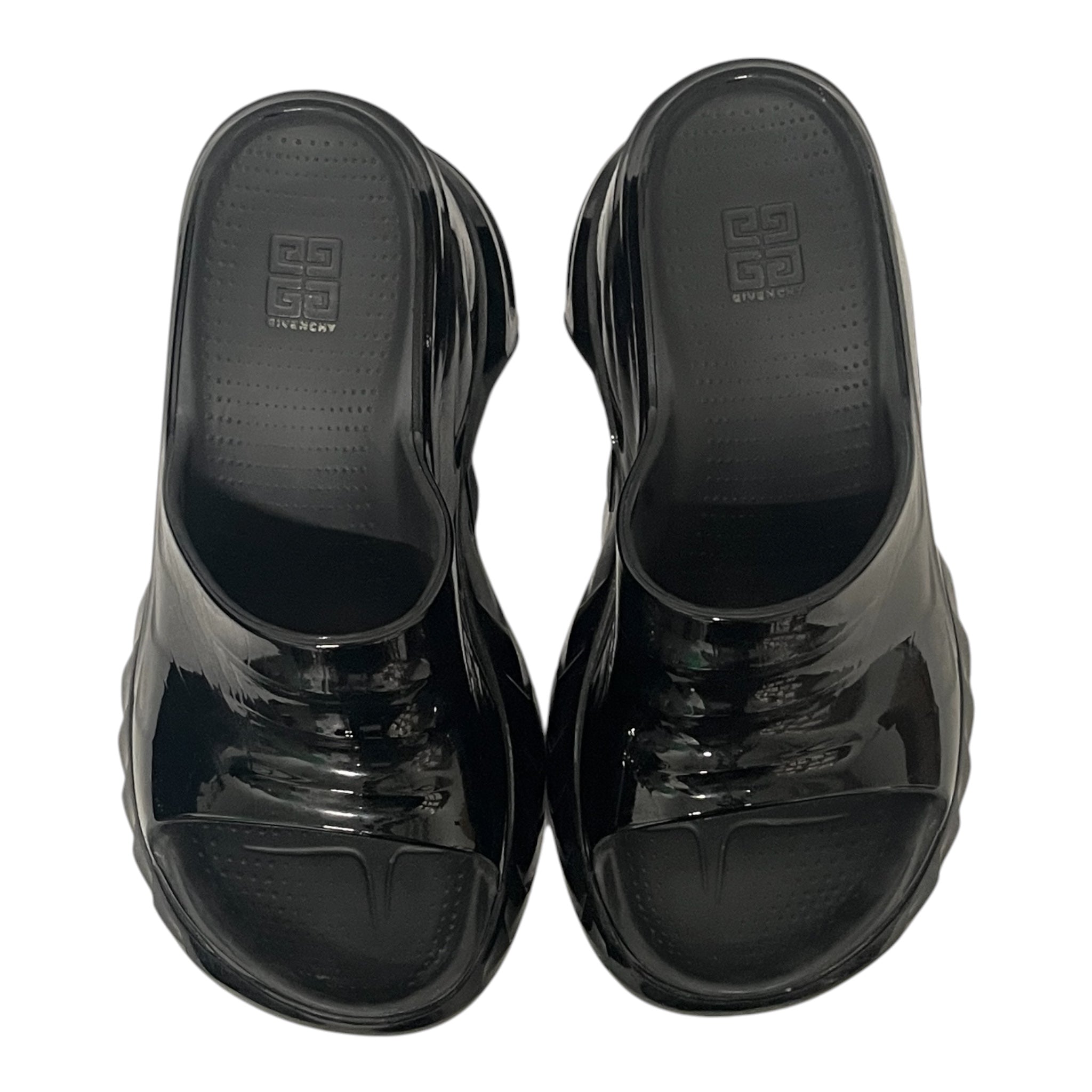 GIVENCHY/Sandals/EU 39/BLK/MARSHMELLOW WEDGES view 3