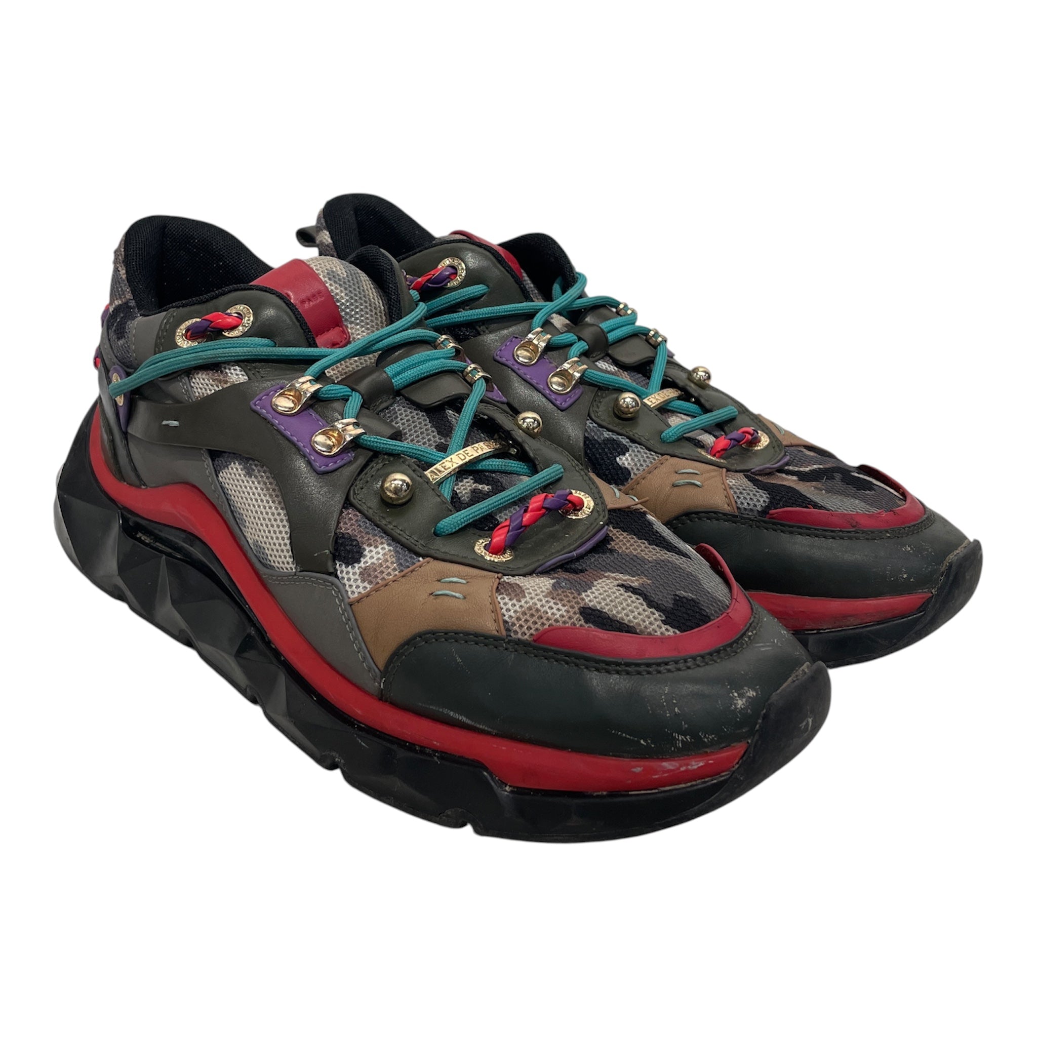 ALEX DE PASE/Low-Sneakers/US 12/Camouflage/MLT/ view 1