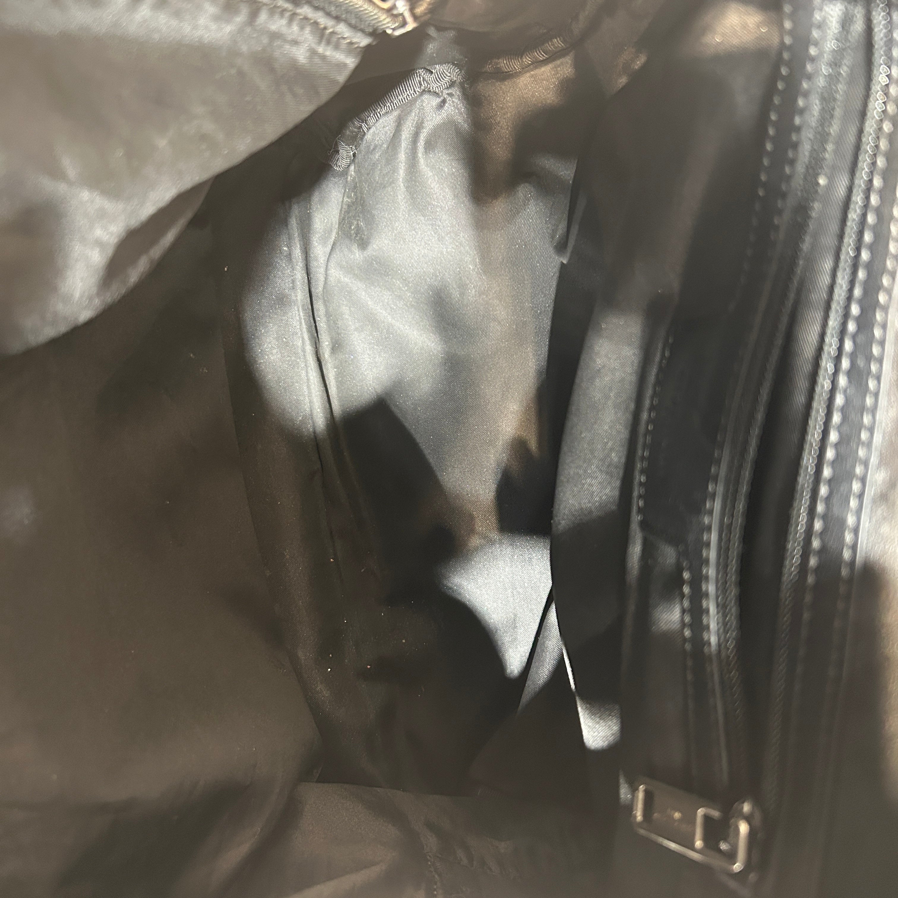 GIVENCHY/Backpack/Nylon/BLK/logo on front pocket view 3