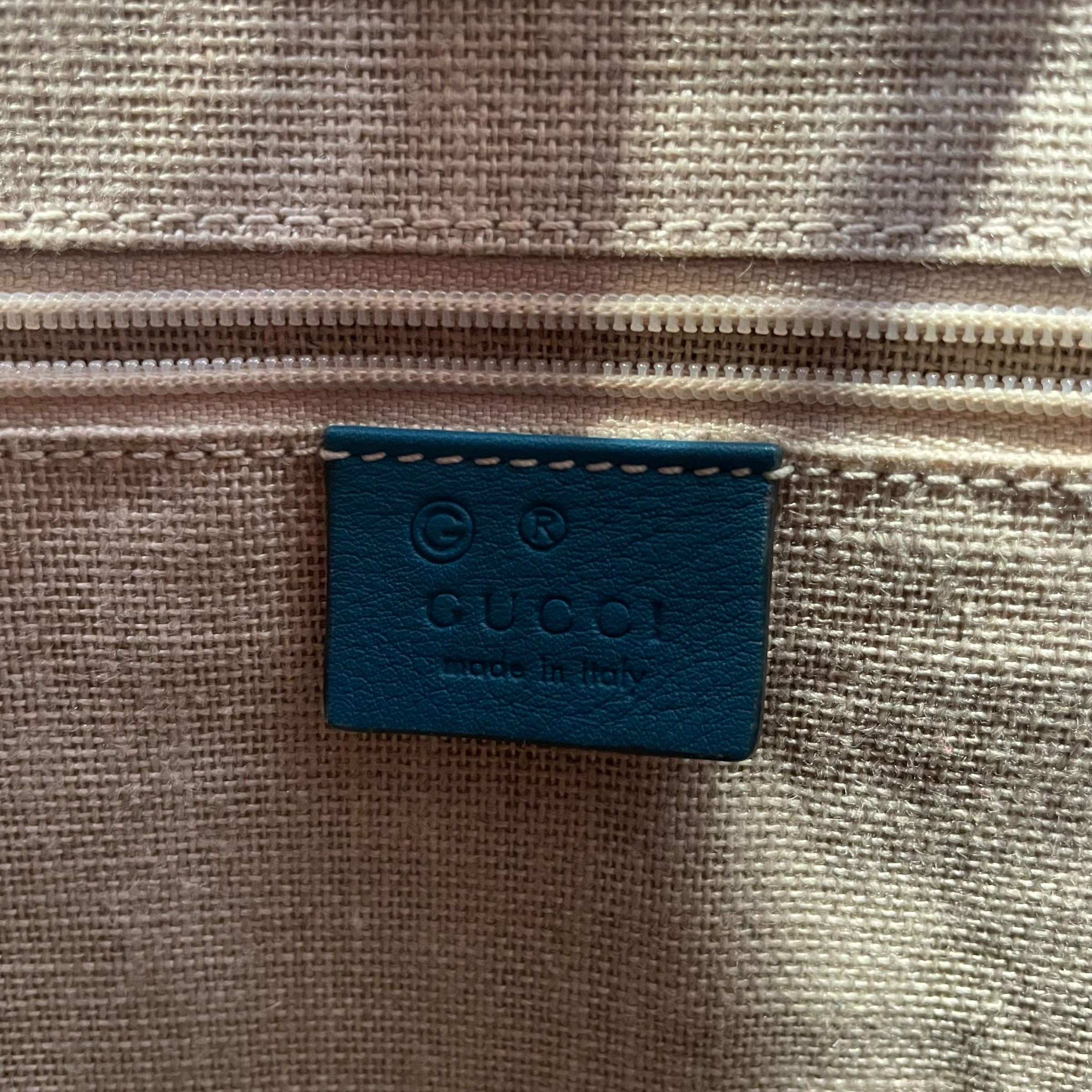 GUCCI/Tote Bag/Monogram/Leather/BLU/Microguccissima Large Joy Tote view 5