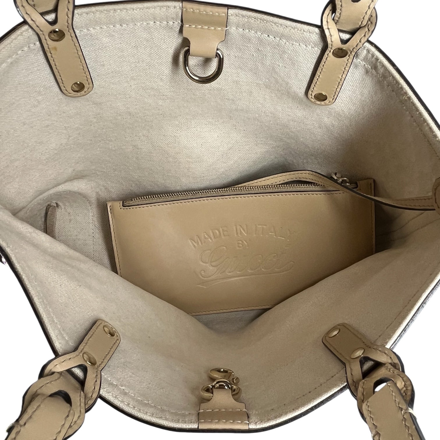 GUCCI/Hand Bag/Monogram/Cotton/BEG/PURPLE DIAMOND PATTERN view 4