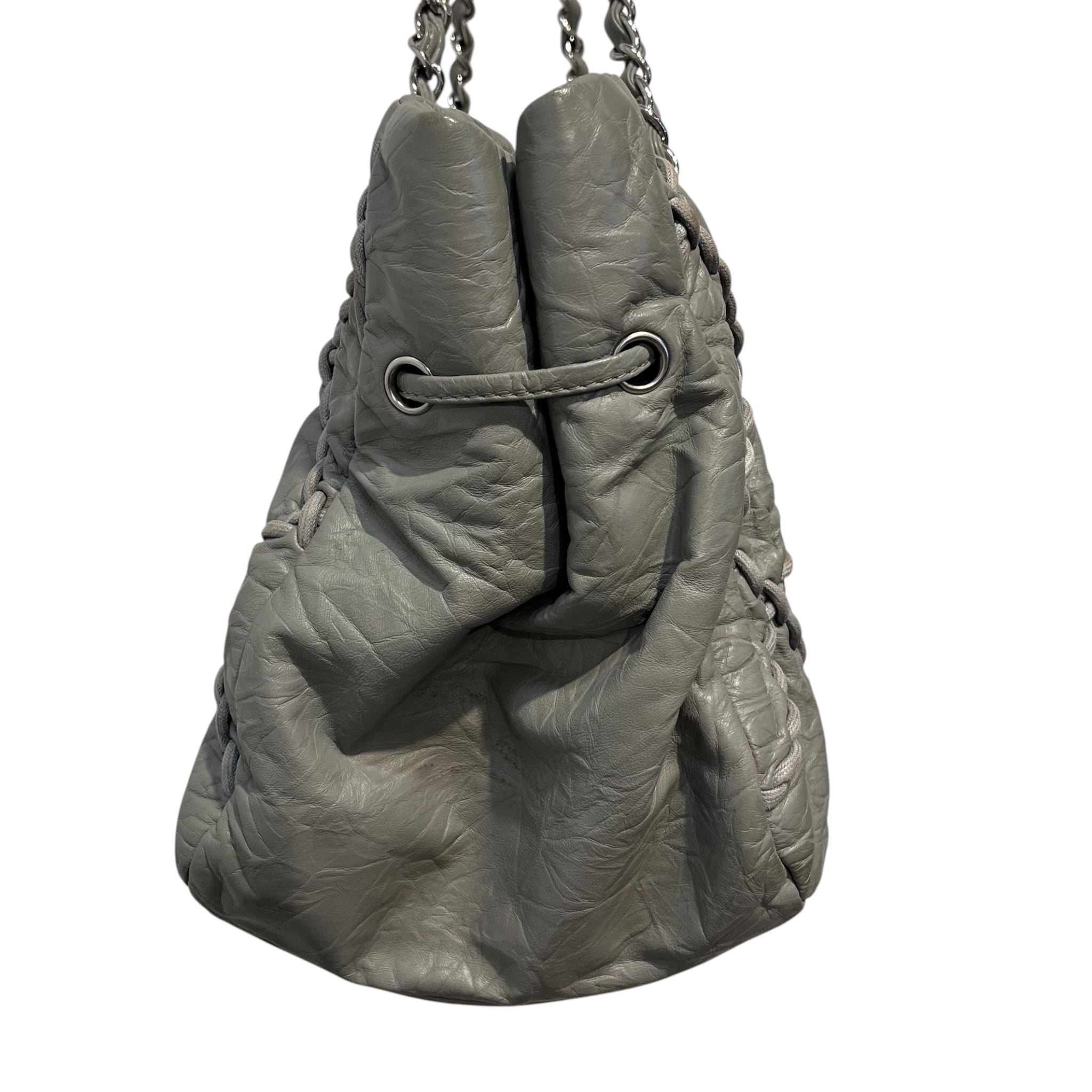 CHANEL/Hand Bag/Leather/GRY/ultra stittch 14716870 view 6