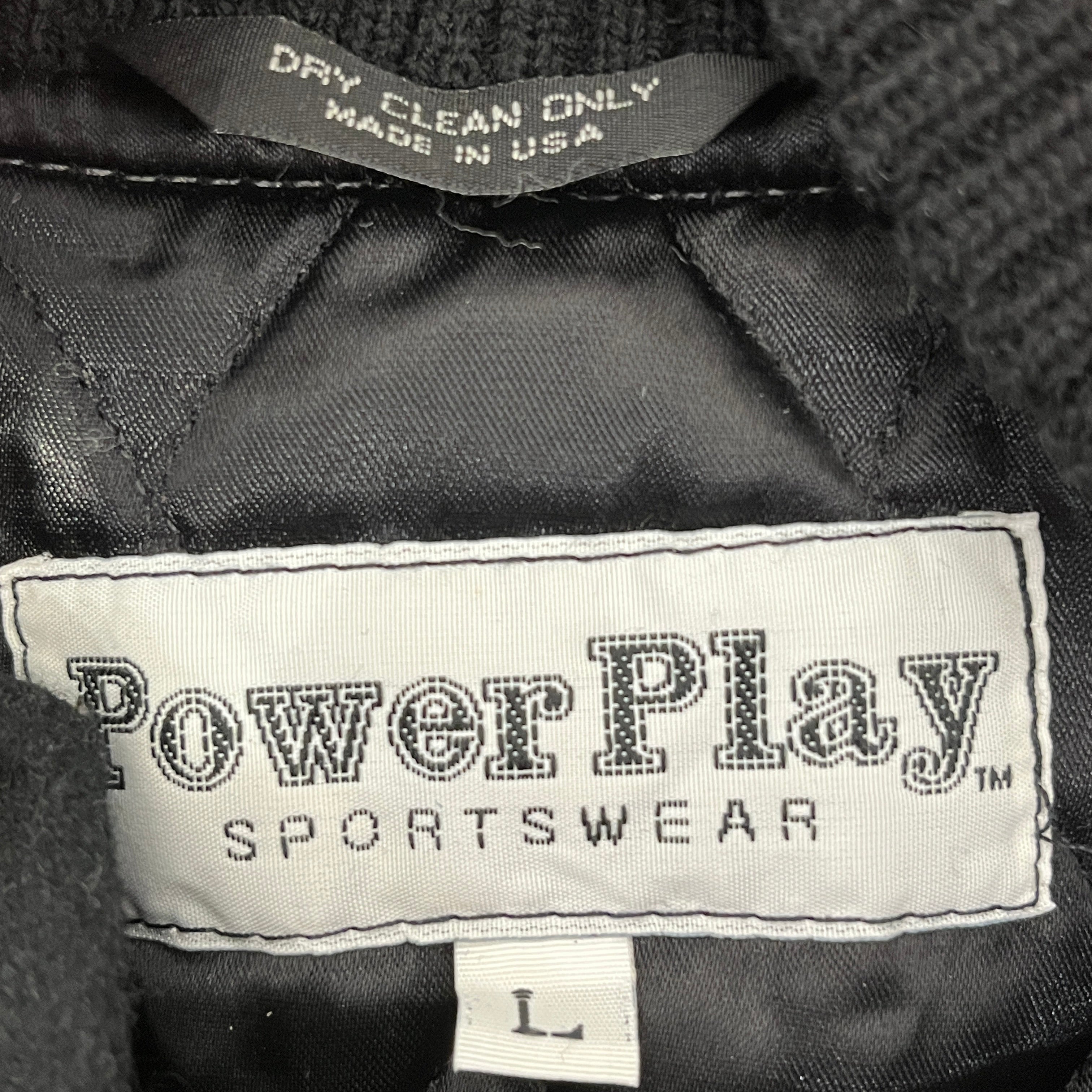 Vintage/Jacket/L/Wool/ORN/Stripe/POWER PLAY VARSITY JKT view 3