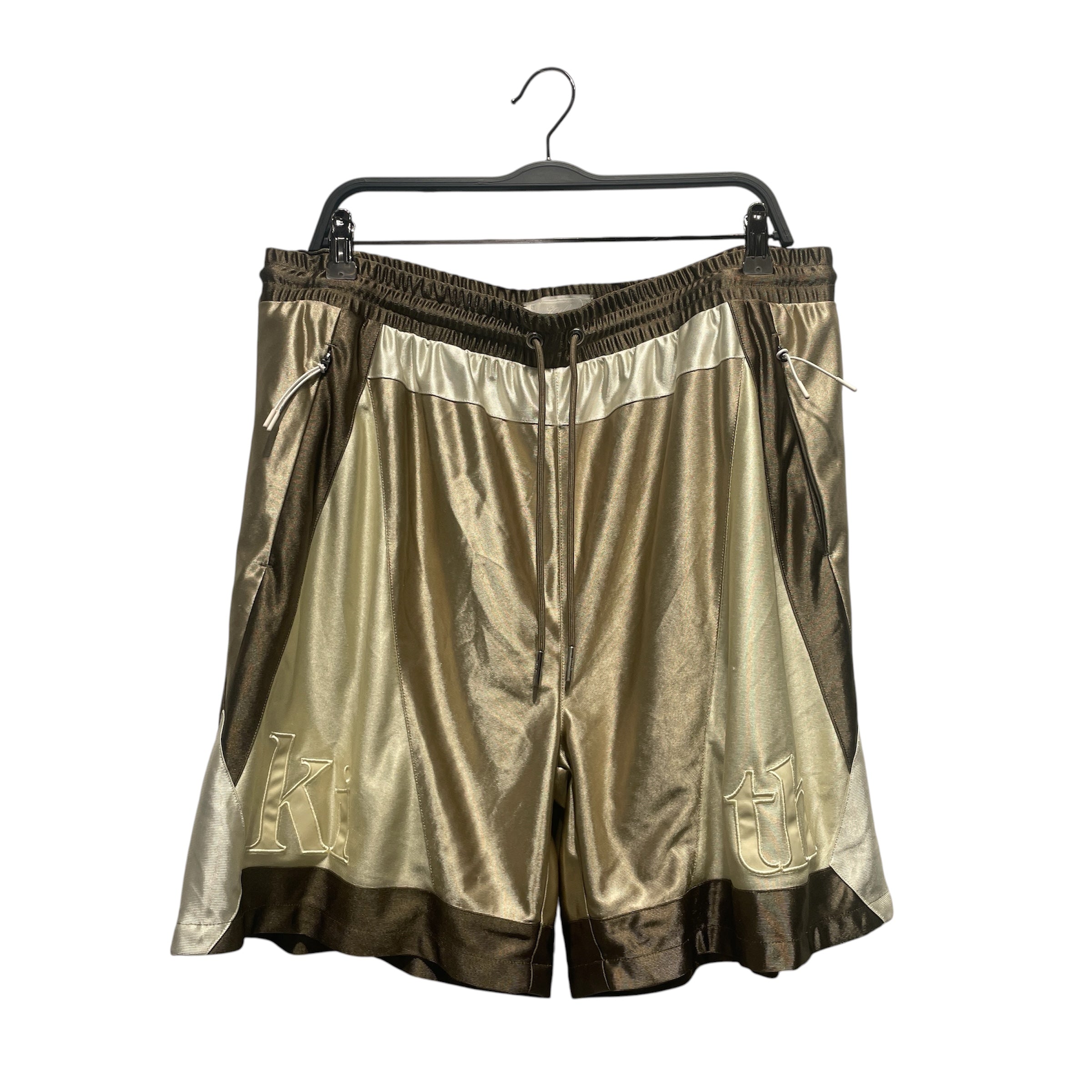 KITH/Shorts/XL/Nylon/MLT/FAILLE JERSEY TURBO BEIGE view 1