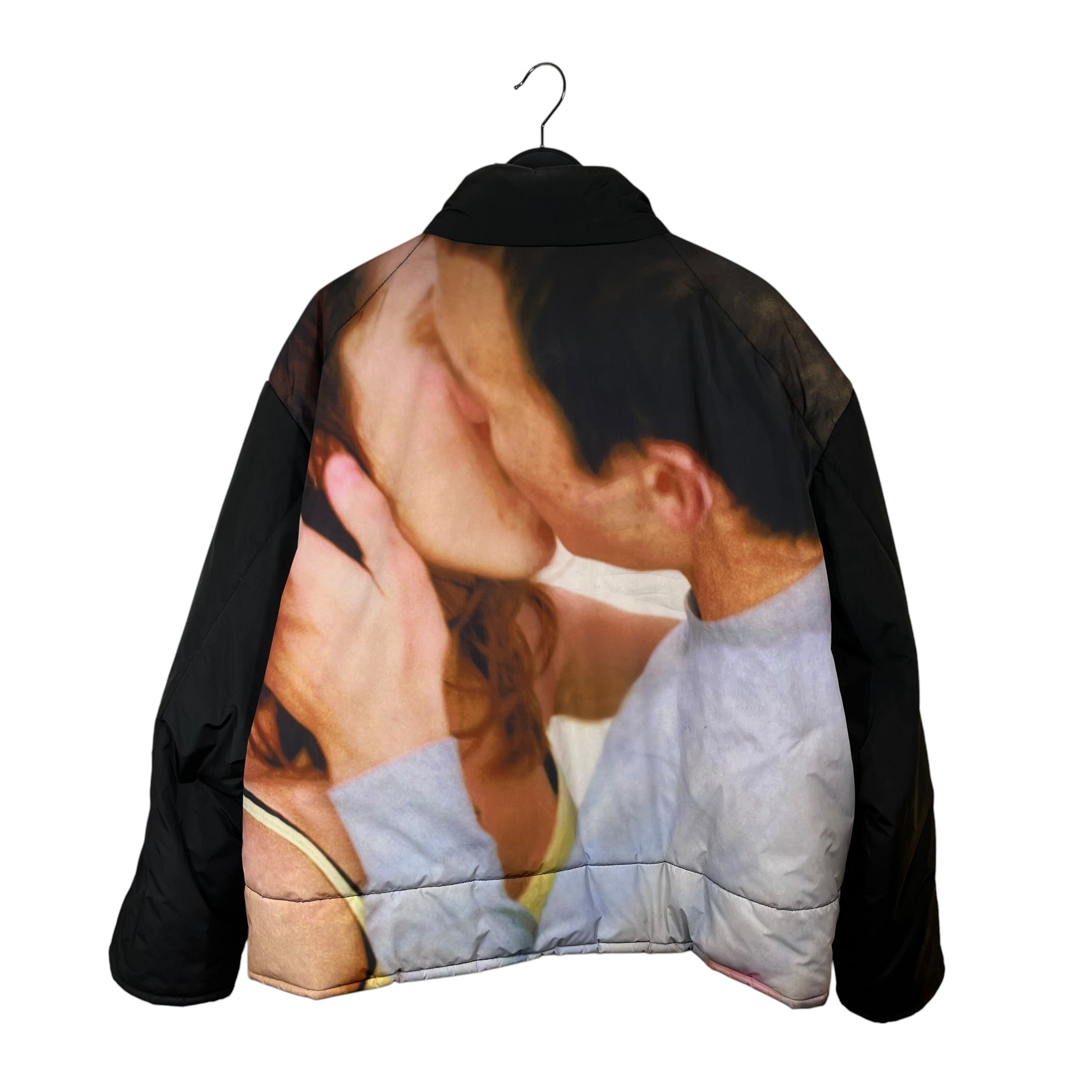 Heaven By Marc Jacobs/Puffer Jkt/XL/Graphic/Polyester/BLK/kissing view 2