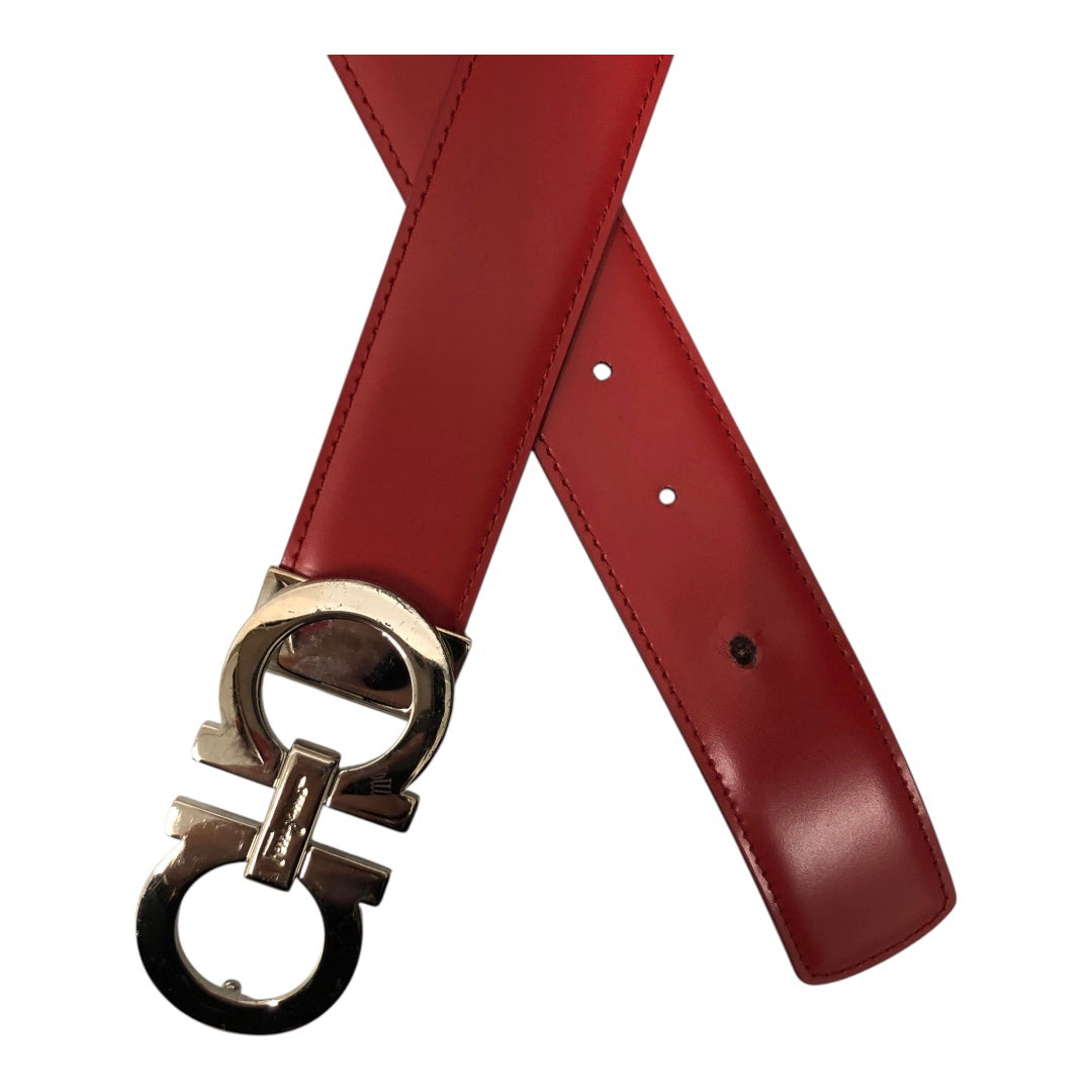 Salvatore Ferragamo/Belt/Leather/RED/L's/ view 2
