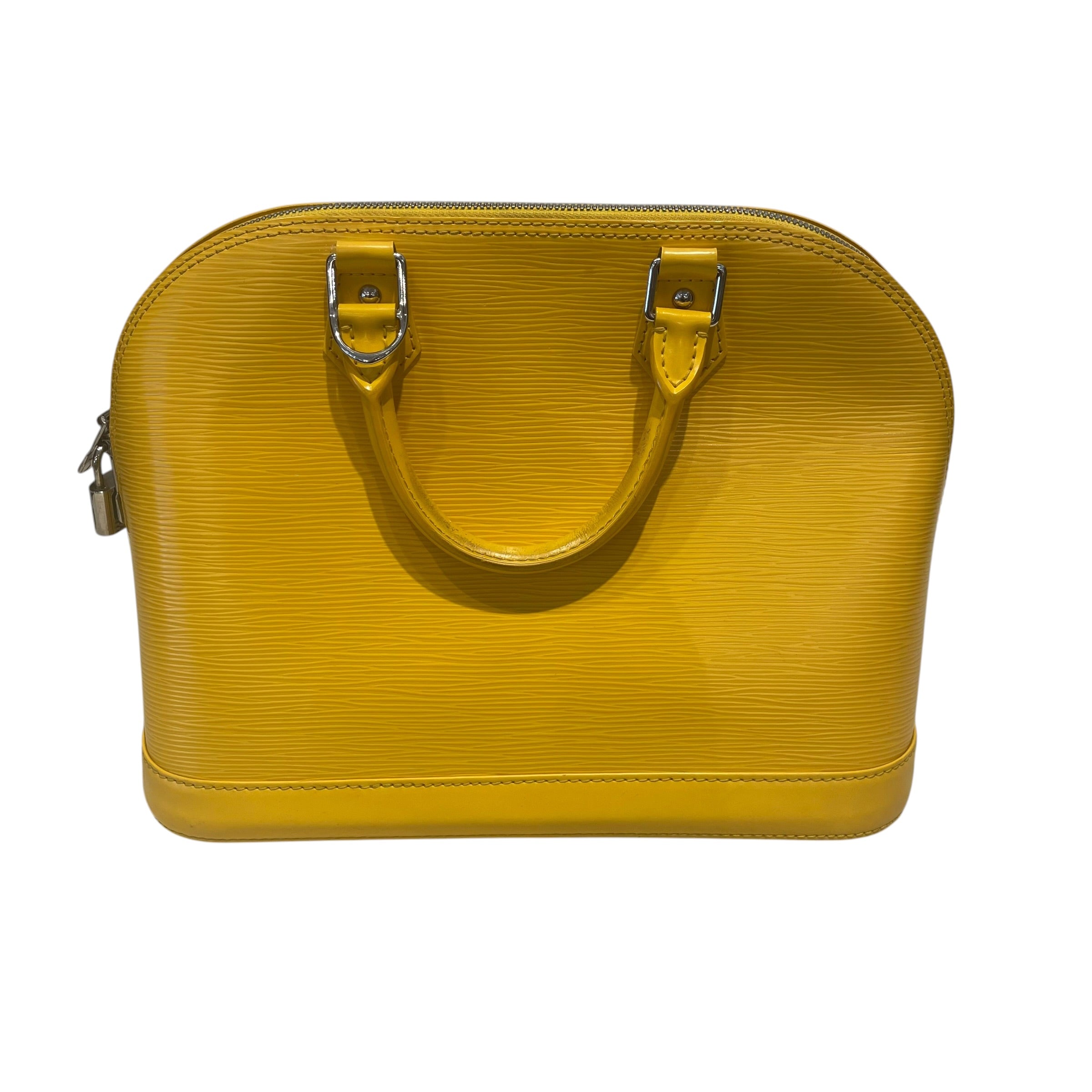 LOUIS VUITTON/Bag/Leather/YEL/Alma Bag view 2