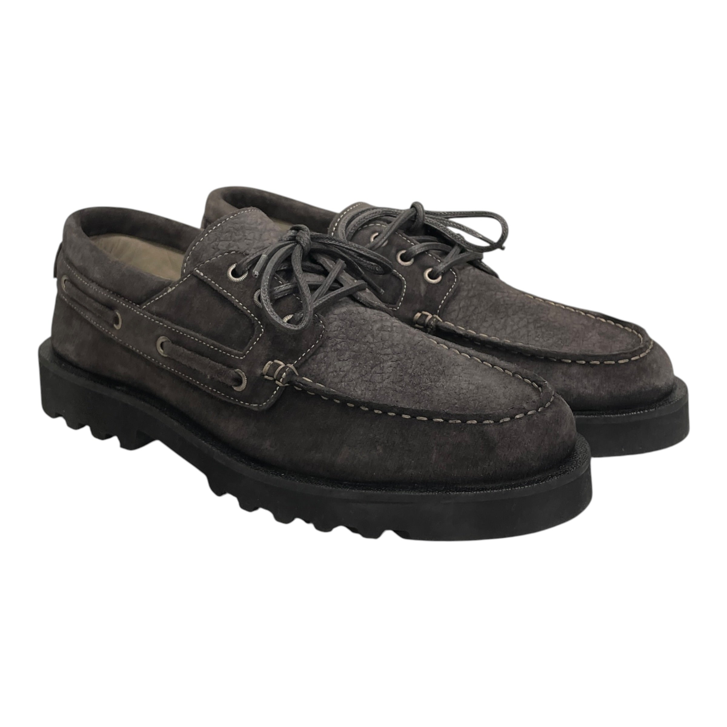 ALLSAINTS/Low-Sneakers/EU 43/Suede/GRY/LUG SOLE DECK SHOE view 1