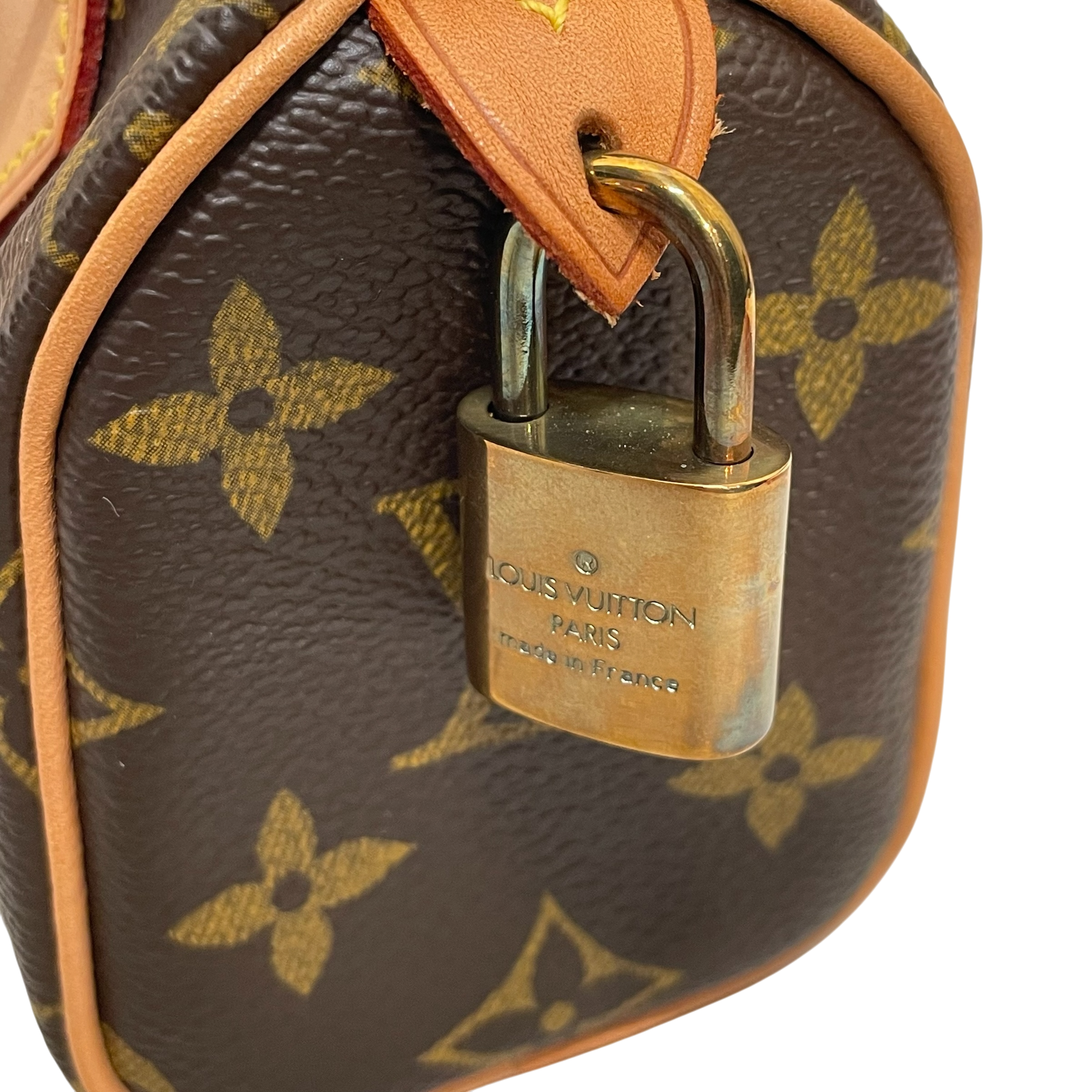 LOUIS VUITTON/Bag/Monogram/Leather/BRW/NANO SPEEDY view 12