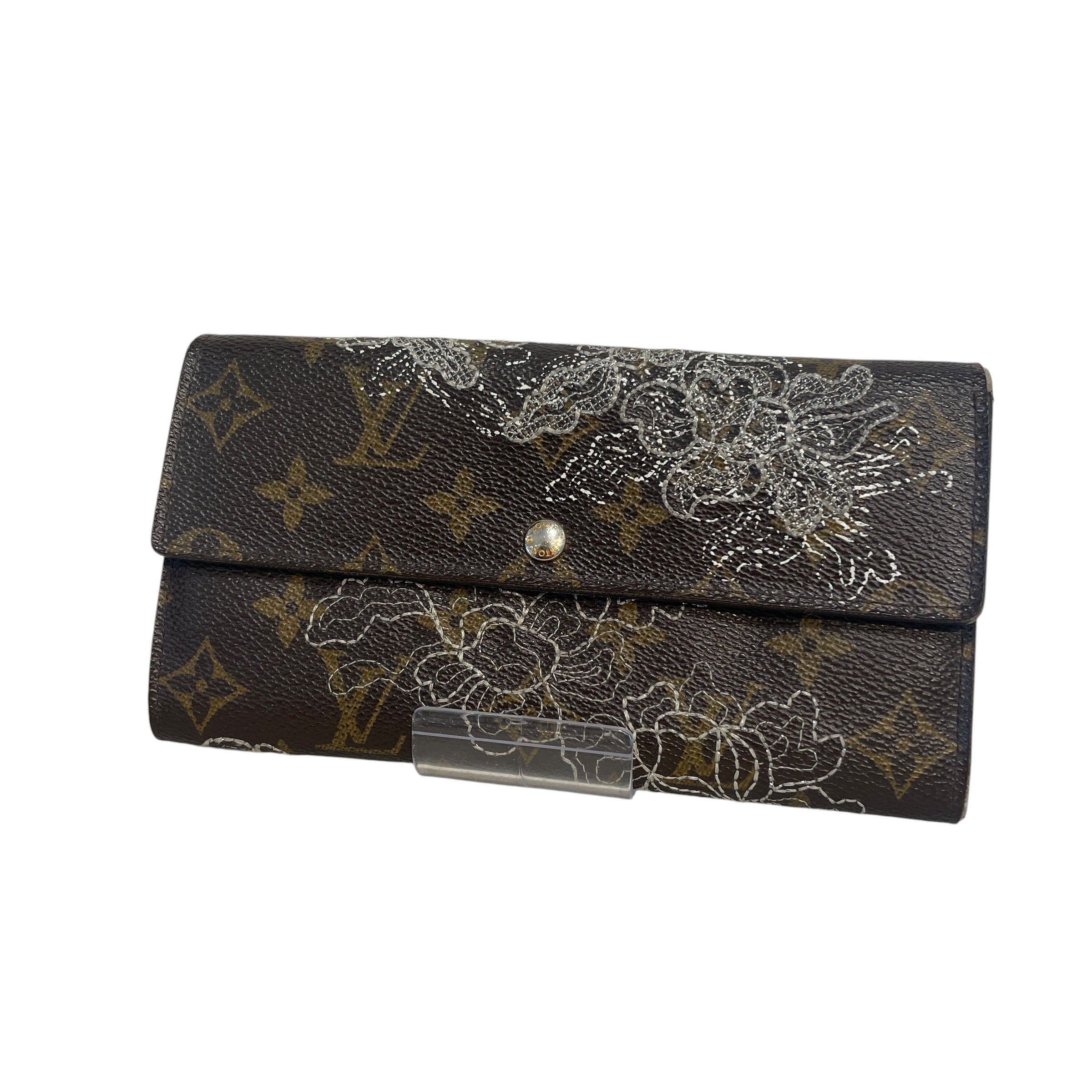 LOUIS VUITTON/Long Wallet/Monogram/Leather/BRW/L's/Limited Edition Dentelle Sarah view 1