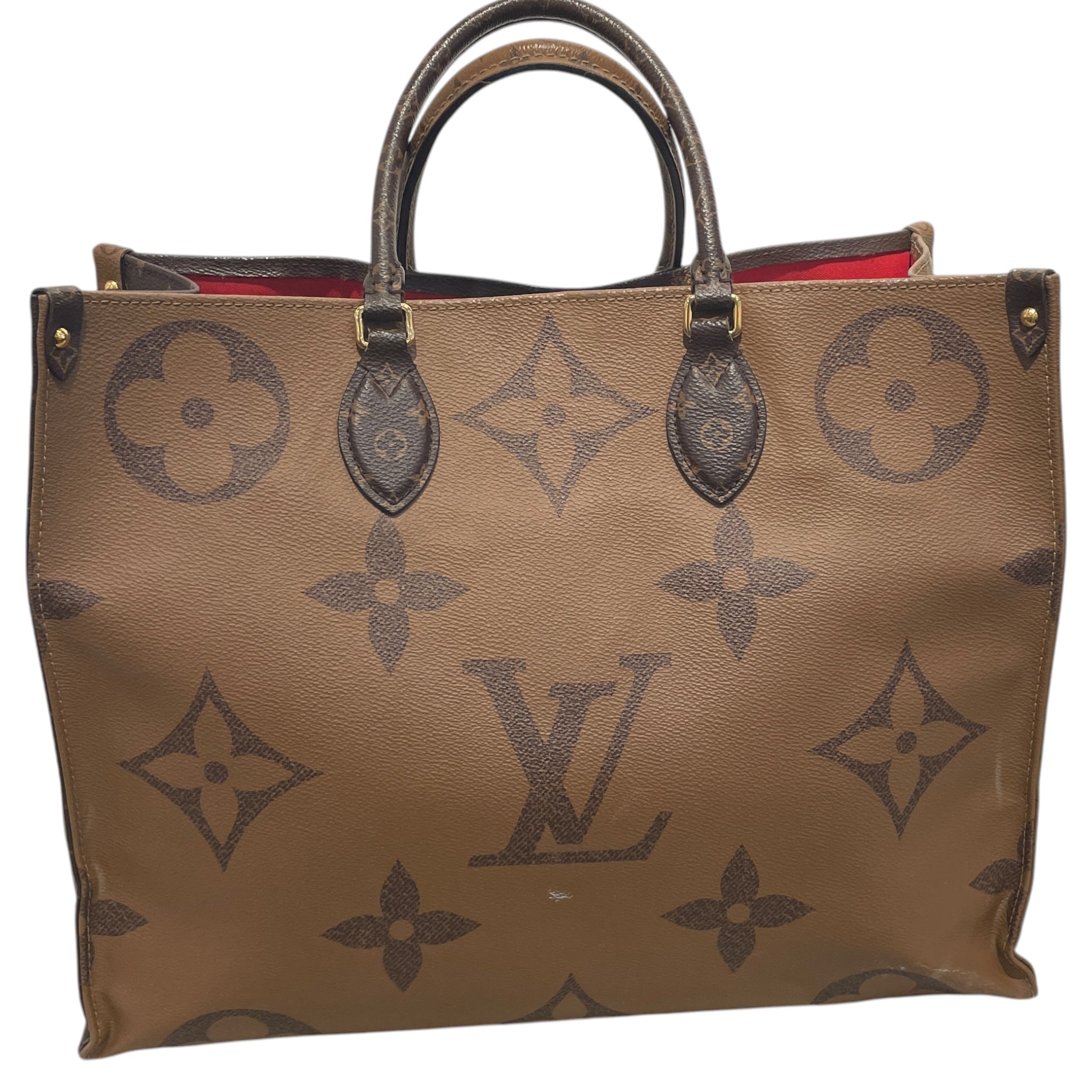 LOUIS VUITTON/Tote Bag/All Over Print/Leather/BRW/MONOGRAM REVERSE ONTHEGO view 2